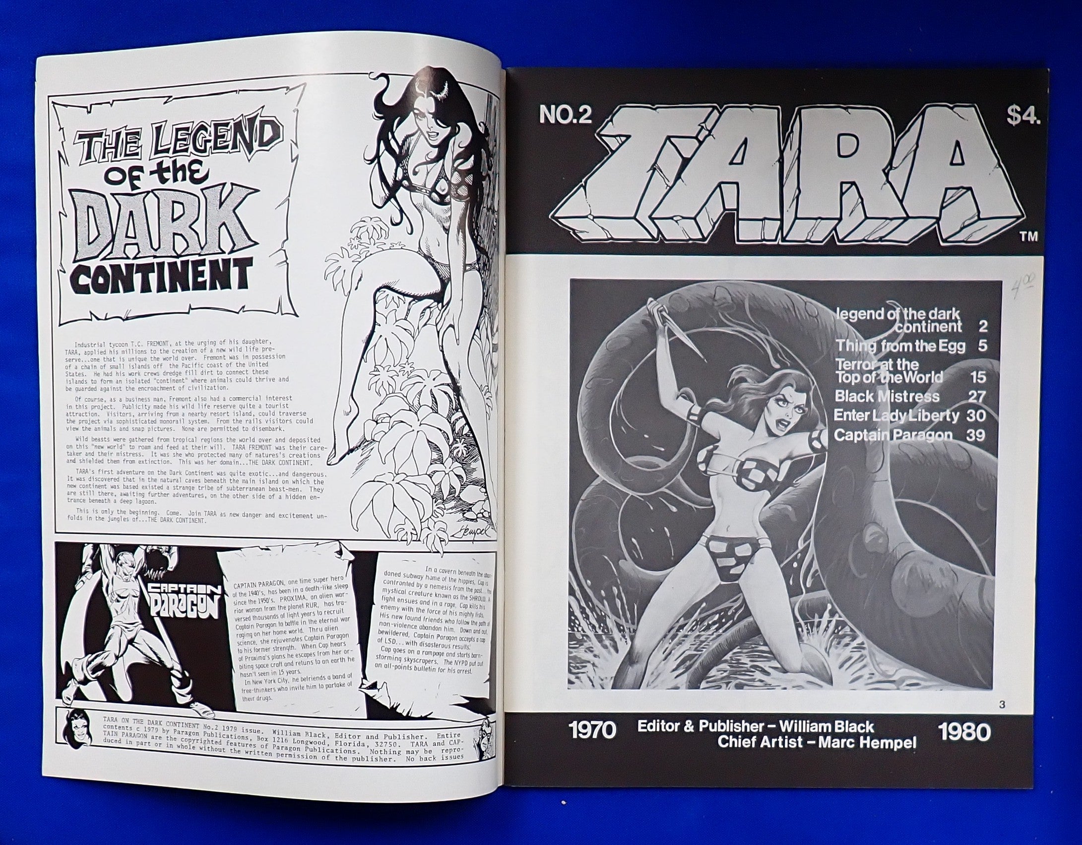 Tara on the Dark Continent #2 (1979) - VF+ (8.5) - Bronze Age Issue