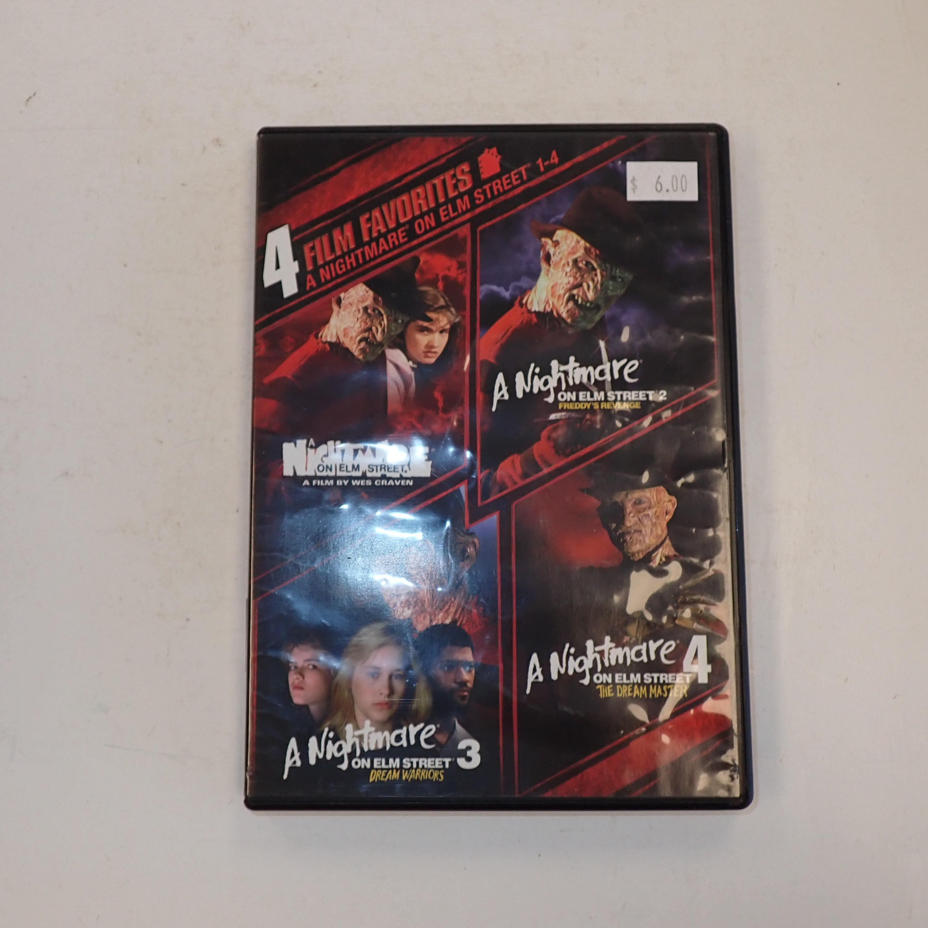 4 Film Favorites: A Nightmare on Elm Street 1-4 - DVD