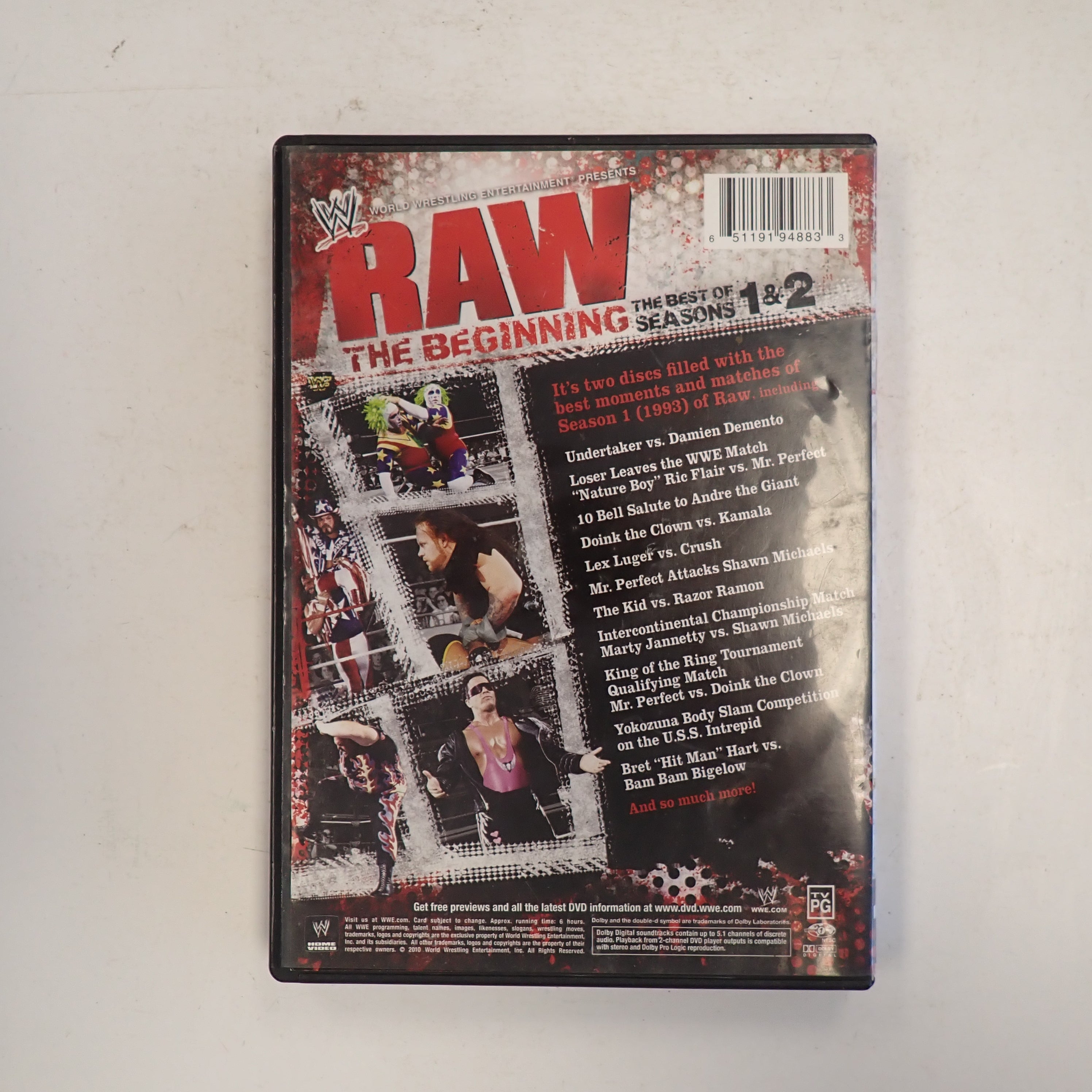 RAW The Beginning: The Best of Seasons 1 & 2 - DVD