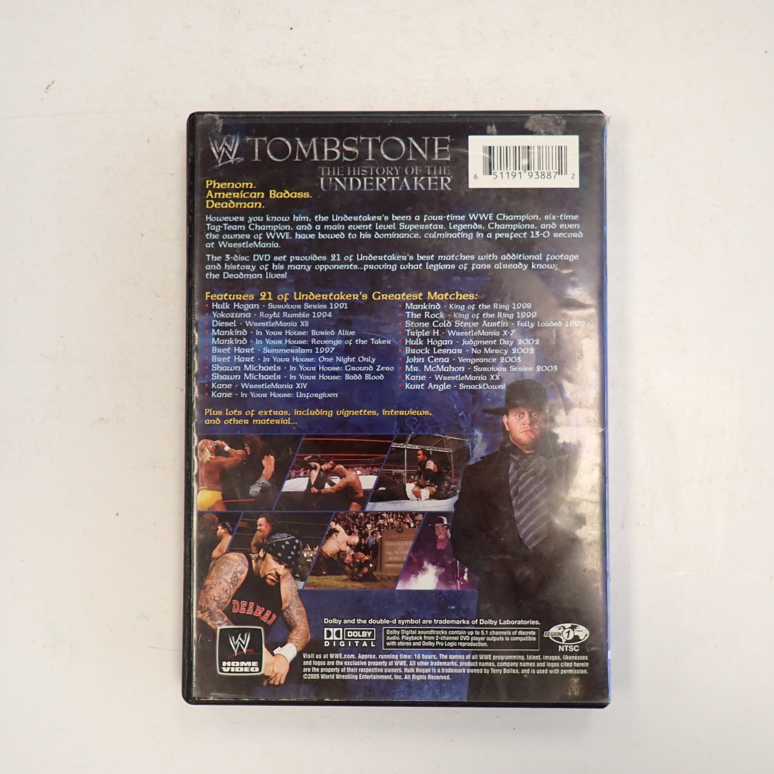 Tomb Stone: The History of the Undertaker - DVD