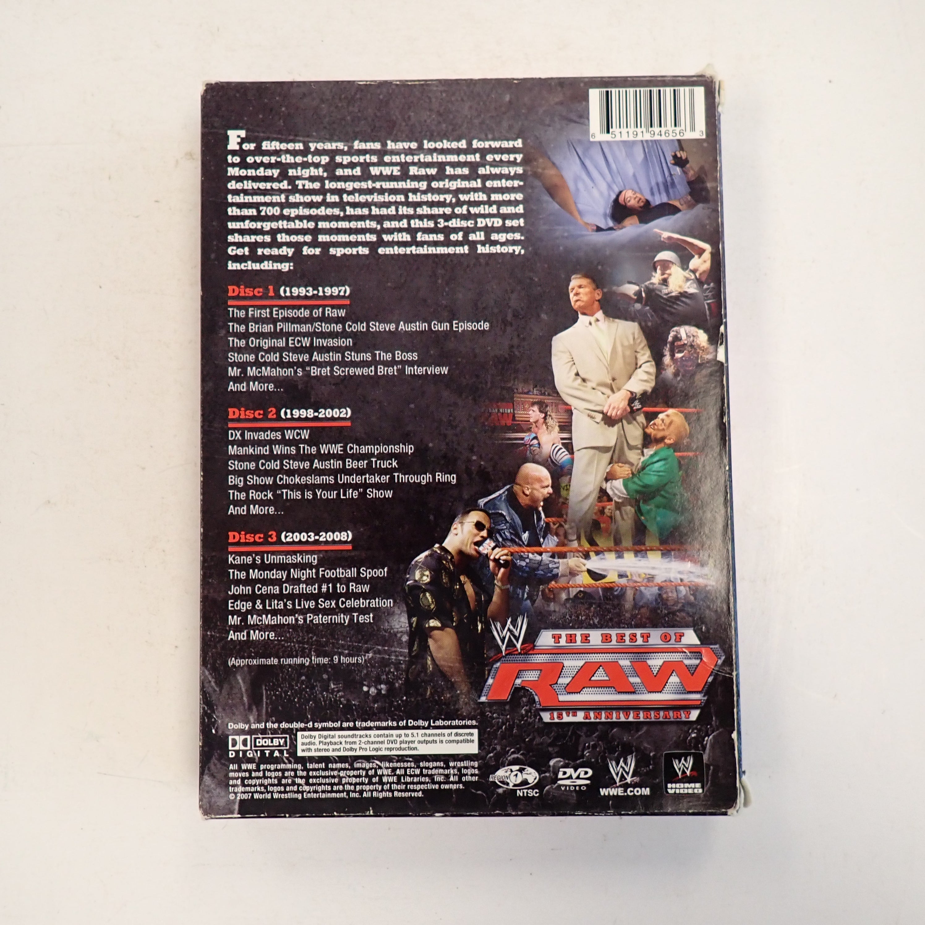 The Best of RAW: 15th Anniversary  - DVD