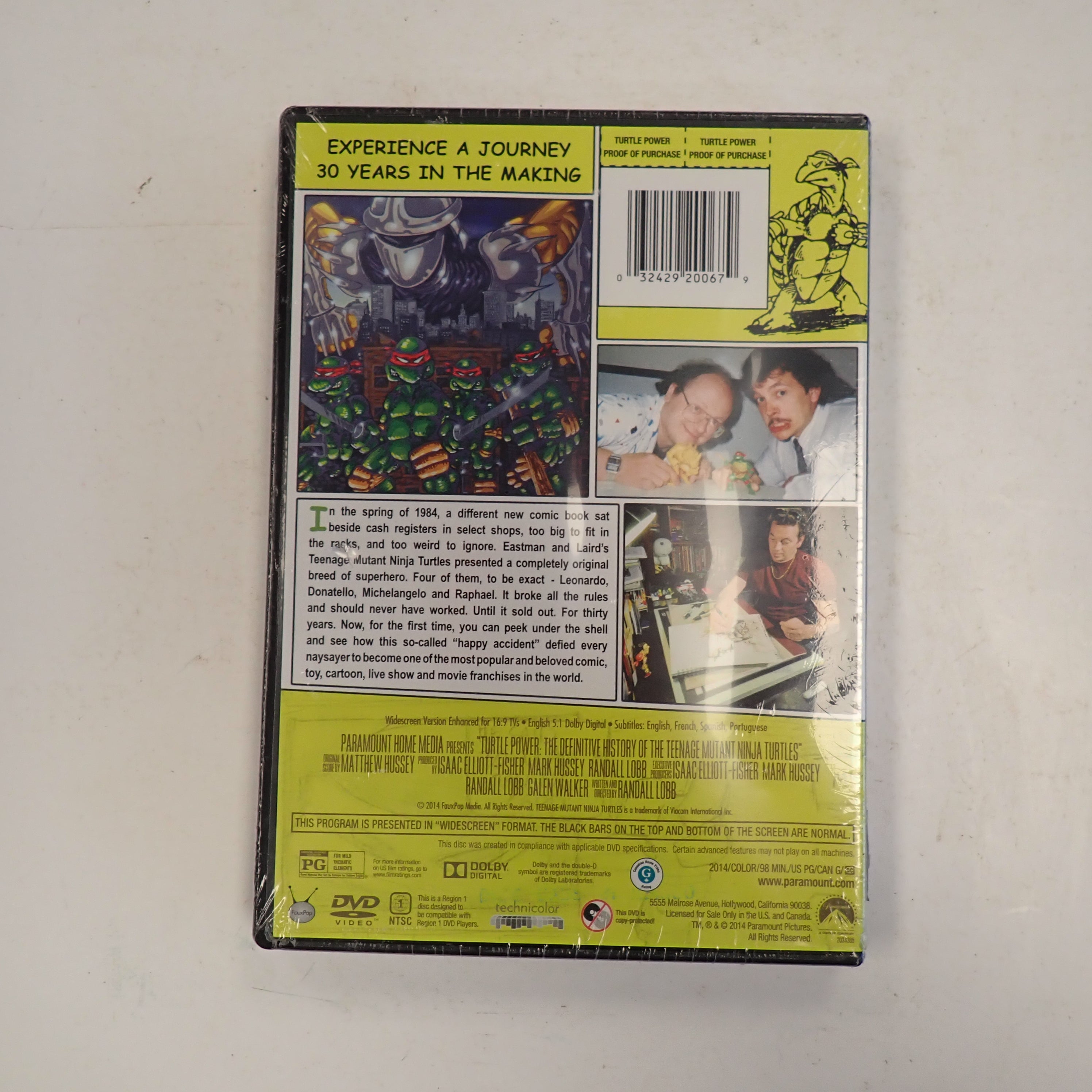 Turtle Power: The Definitive History of The Teenage Mutant Ninja Turtles (Sealed) - DVD