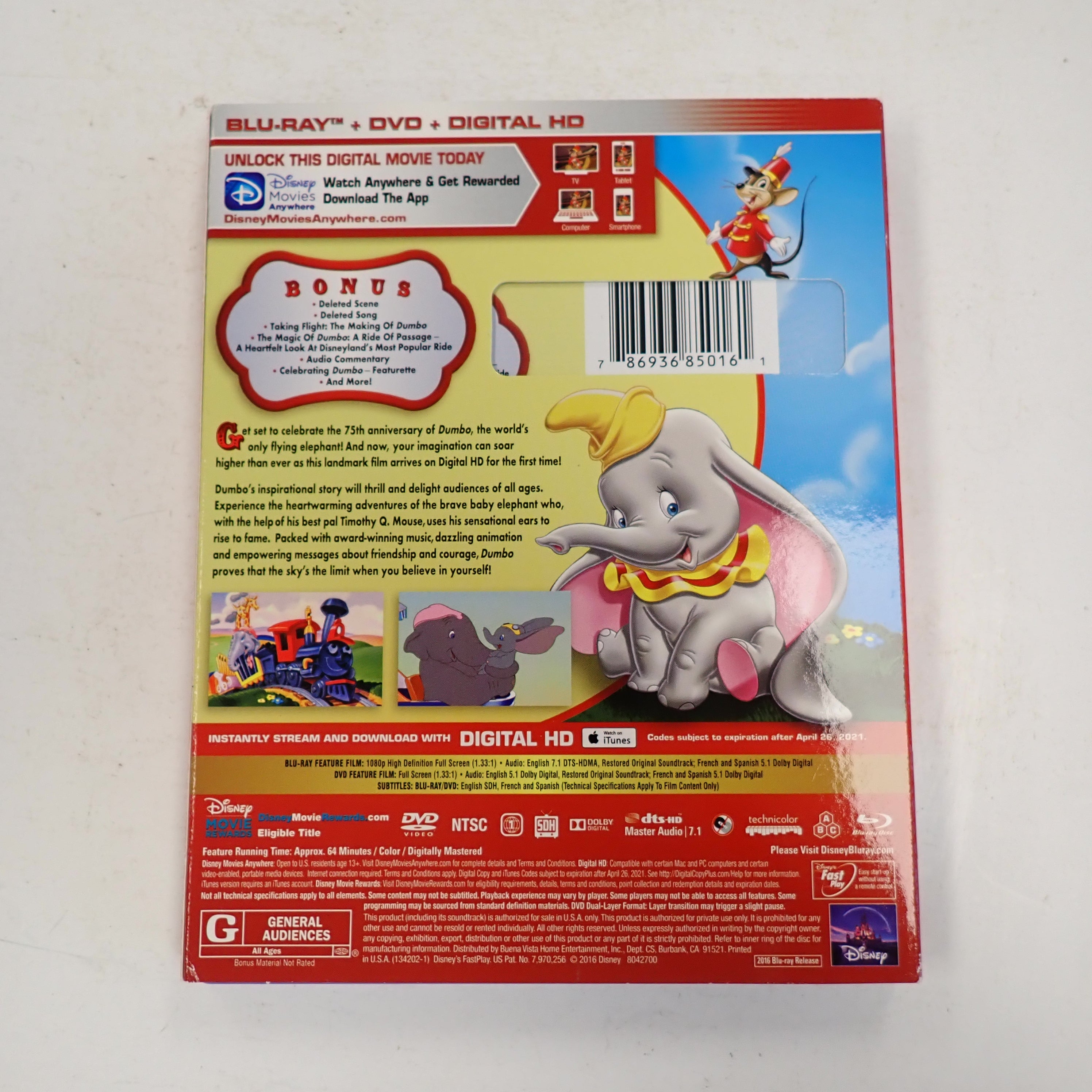 Dumbo  - Blu-ray
