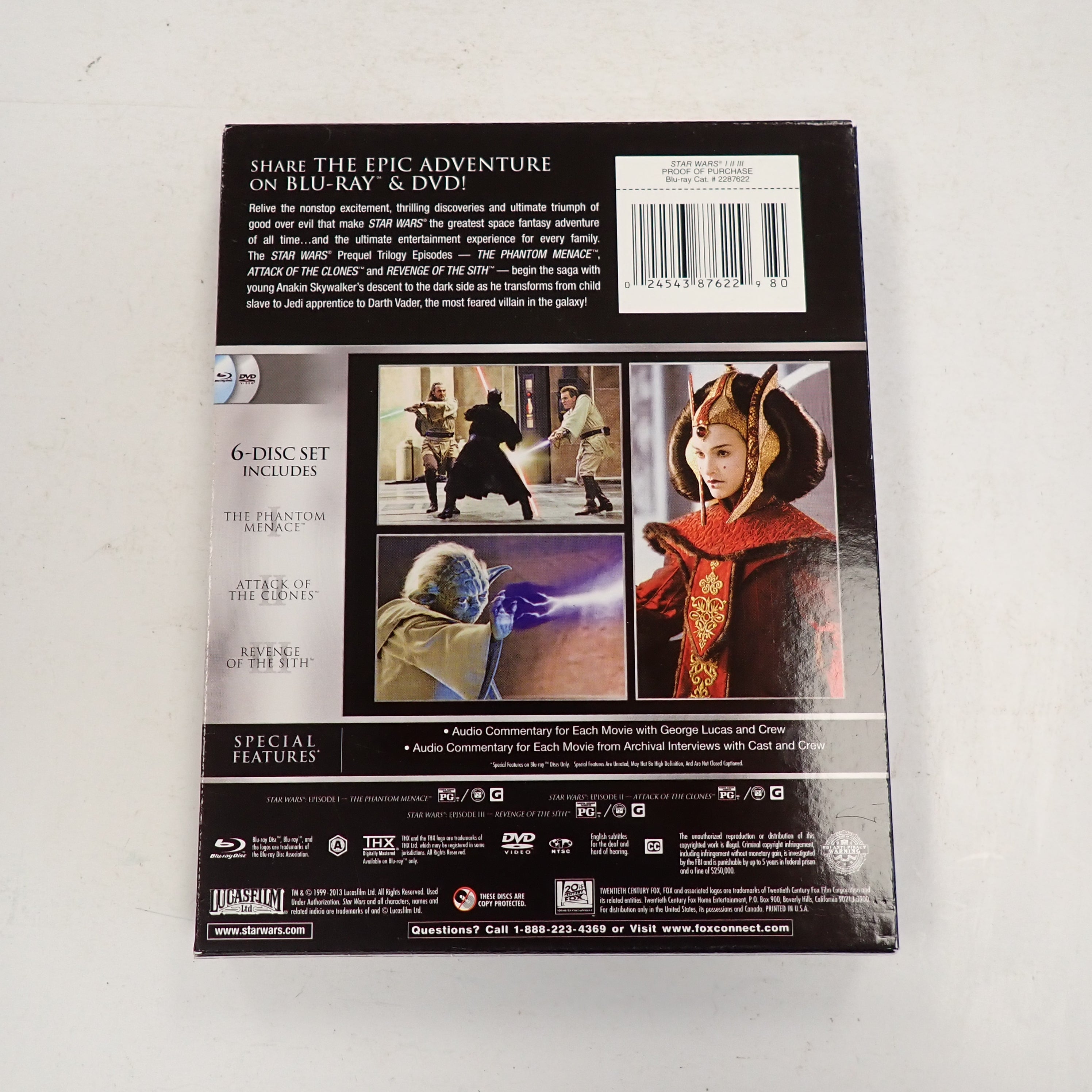 Star Wars Episodes I-III - Blu-ray