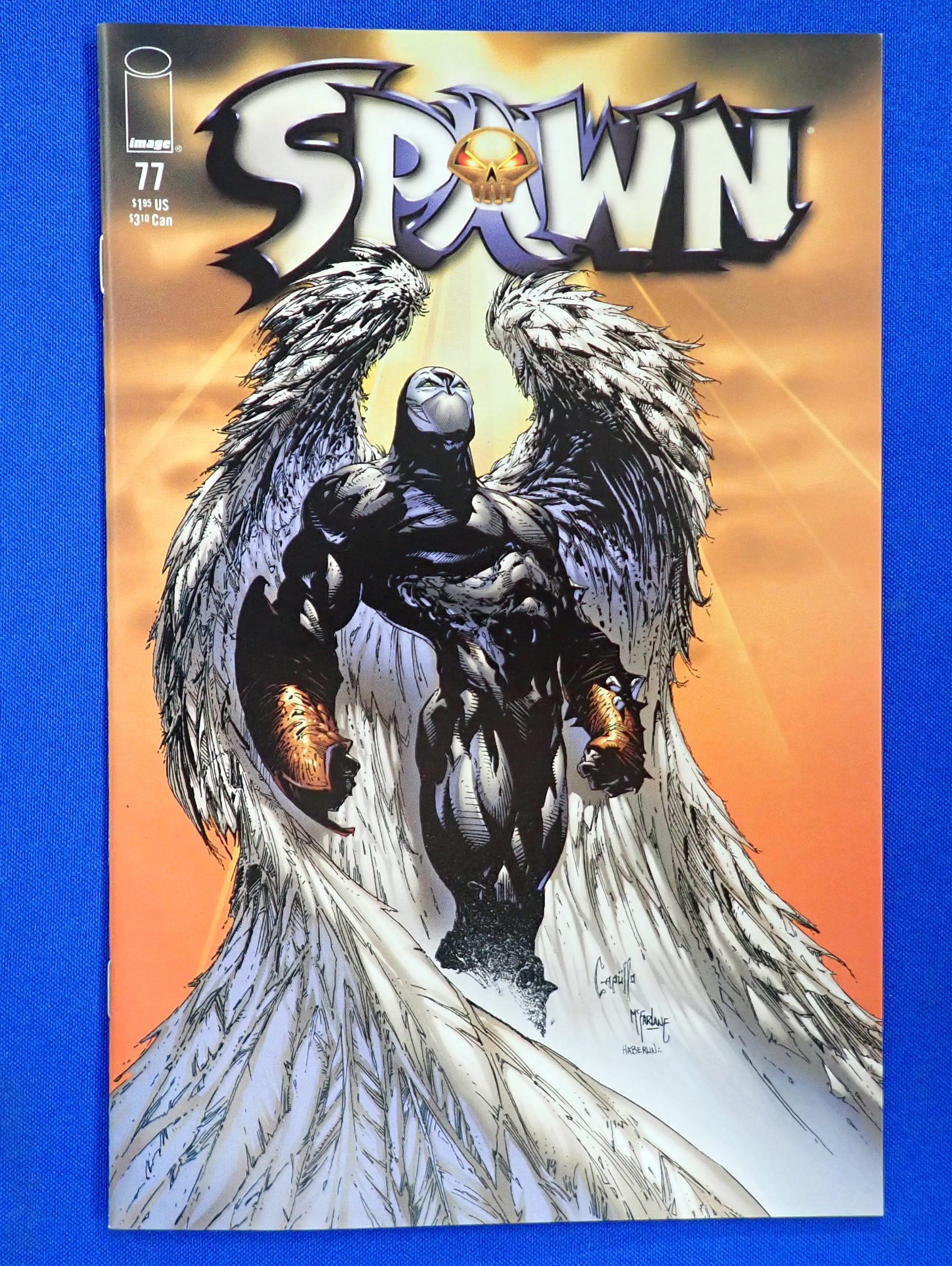Spawn #77 (1988) - VF (8.0) - 1st Wings of Redemption Spawn