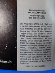 Star Wars Tales of the Jedi Dark Lords of the Sith 1-6 Full (1994) - VF/NM (9.0) - 1st App. Exar Kun