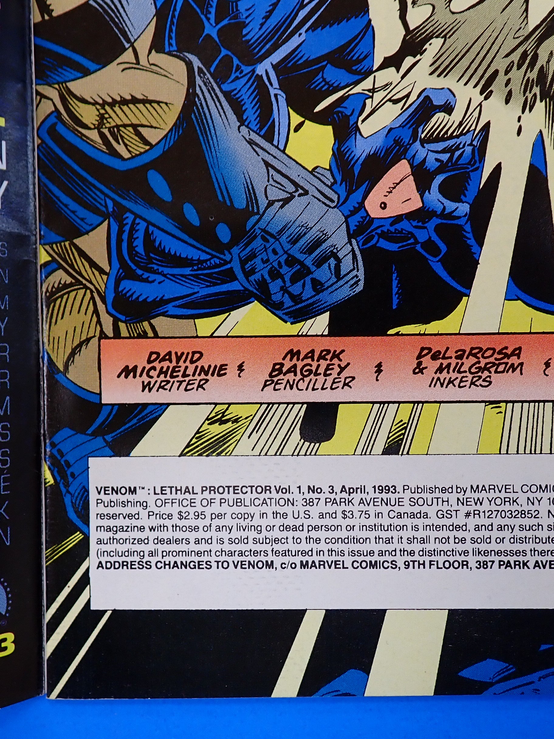 Venom Lethal Protector #1-6 Full (1993) - VF+ (8.0) - First solo series featuring Venom
