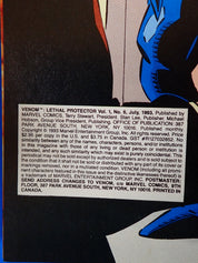 Venom Lethal Protector #1-6 Full (1993) - VF+ (8.0) - First solo series featuring Venom