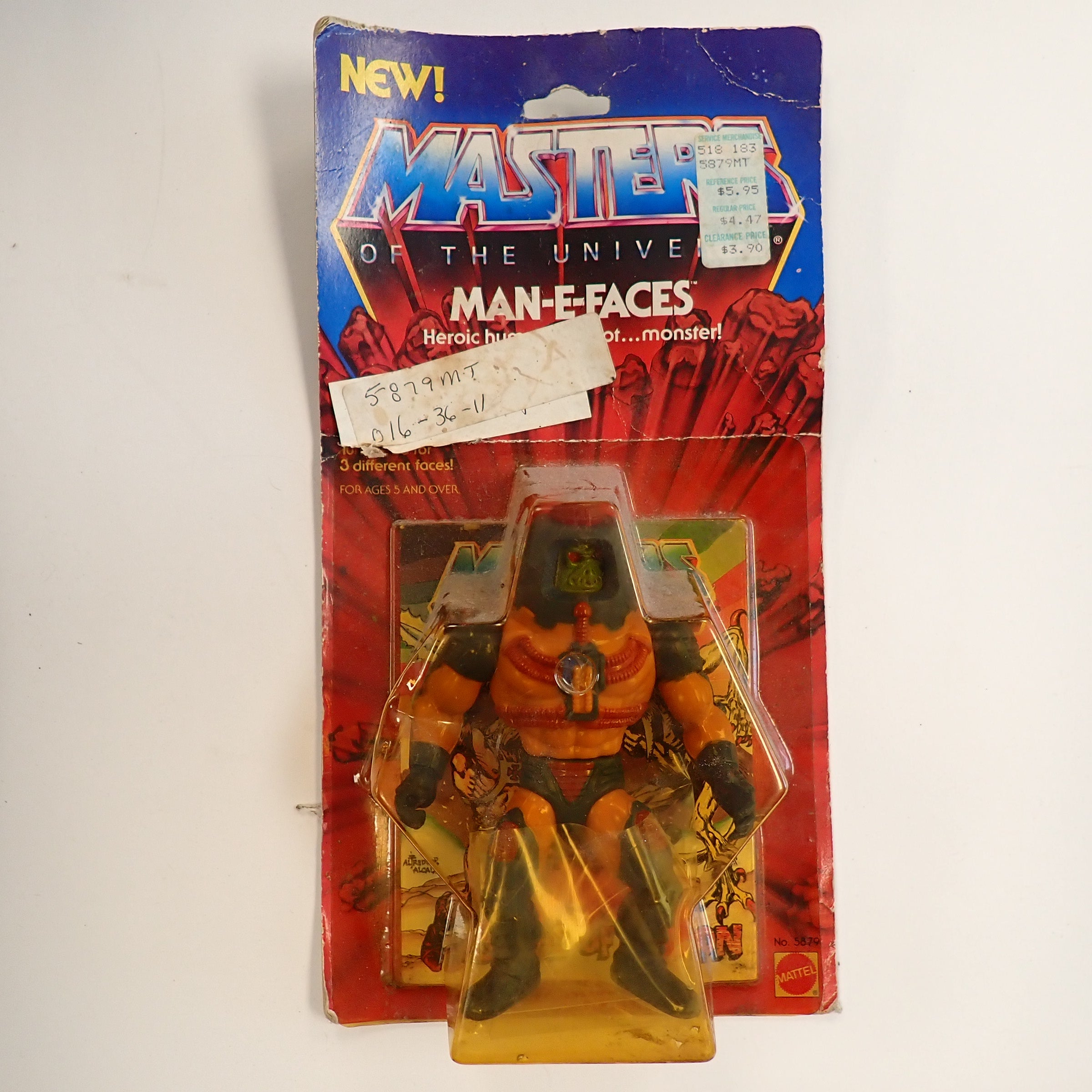 Man-E-Faces - Masters of the Universe 1982 Mattel [Pre-Owned]