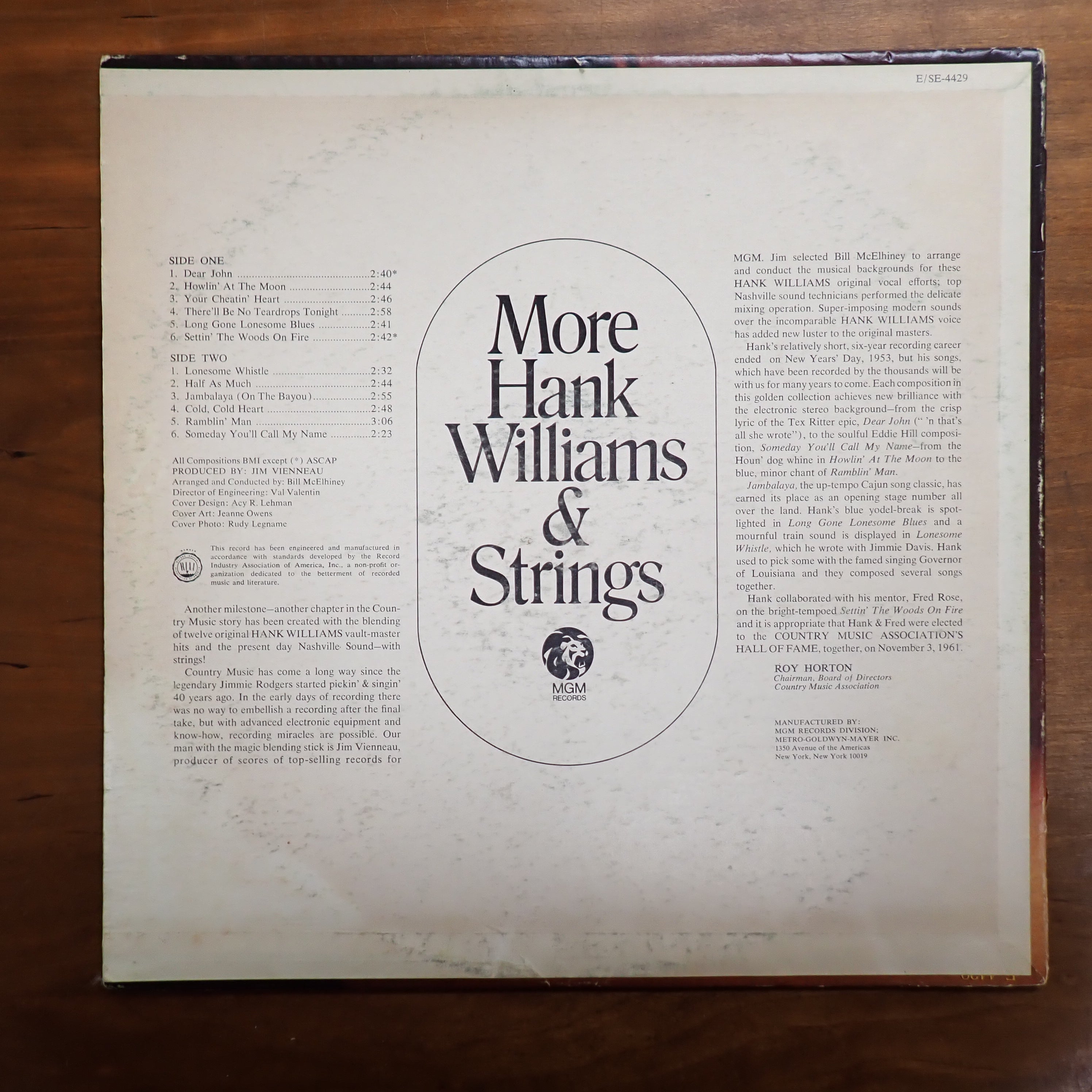 More Hank Williams And Strings
