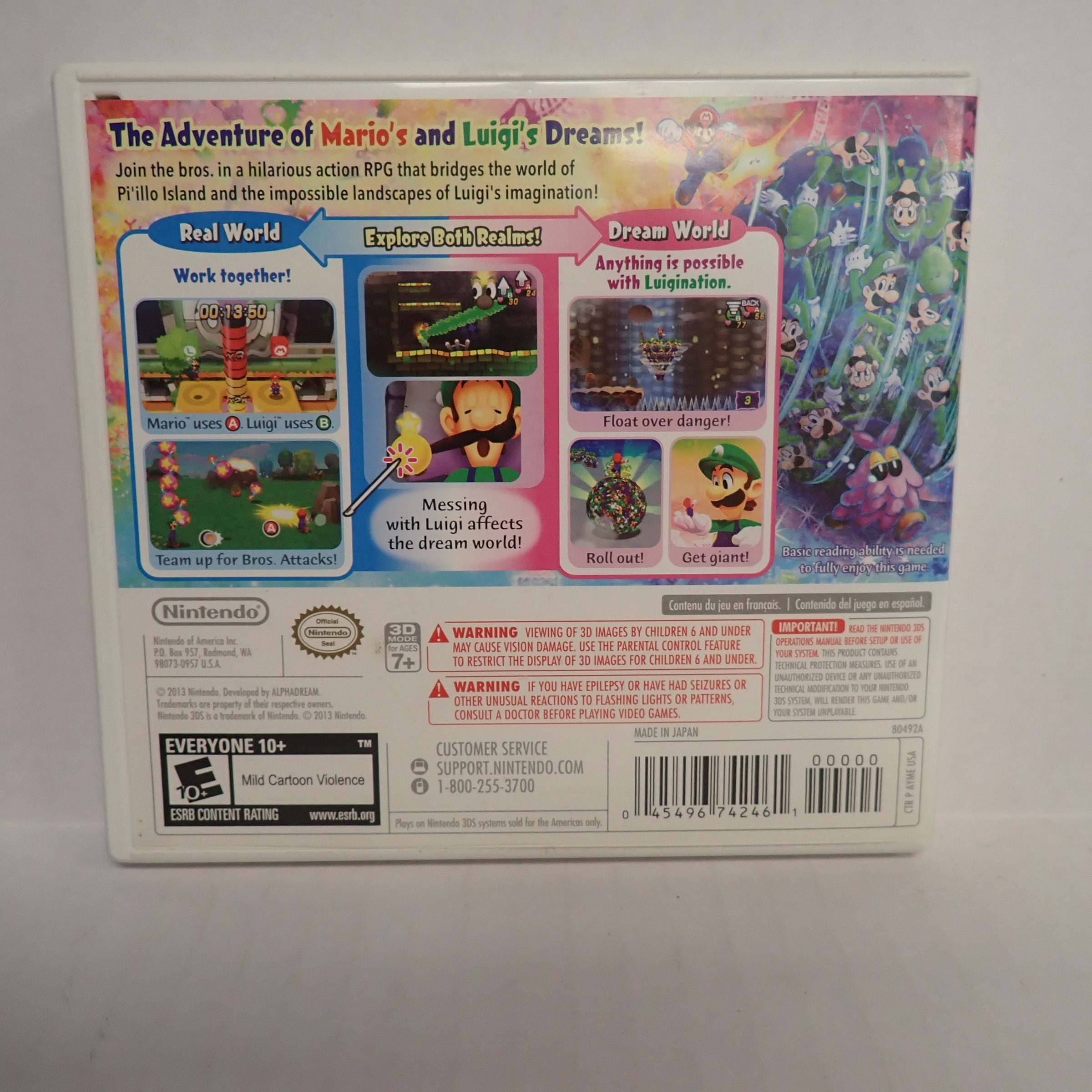 Mario and Luigi Dream Team - 3DS [Pre-Owned]