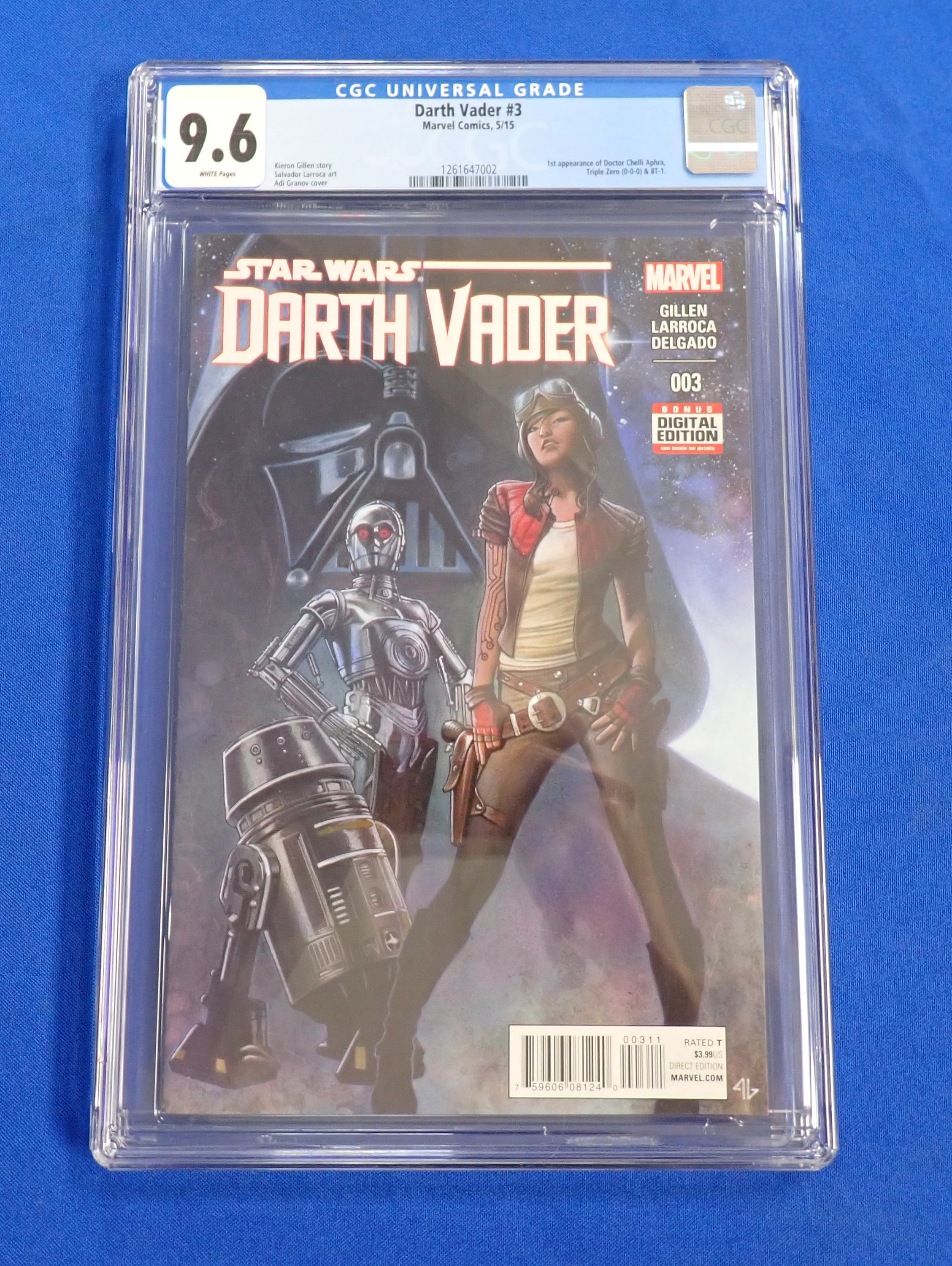 Star Wars: Darth Vader #3 (2015) - CGC 9.6 - 1st Doctor Aphra