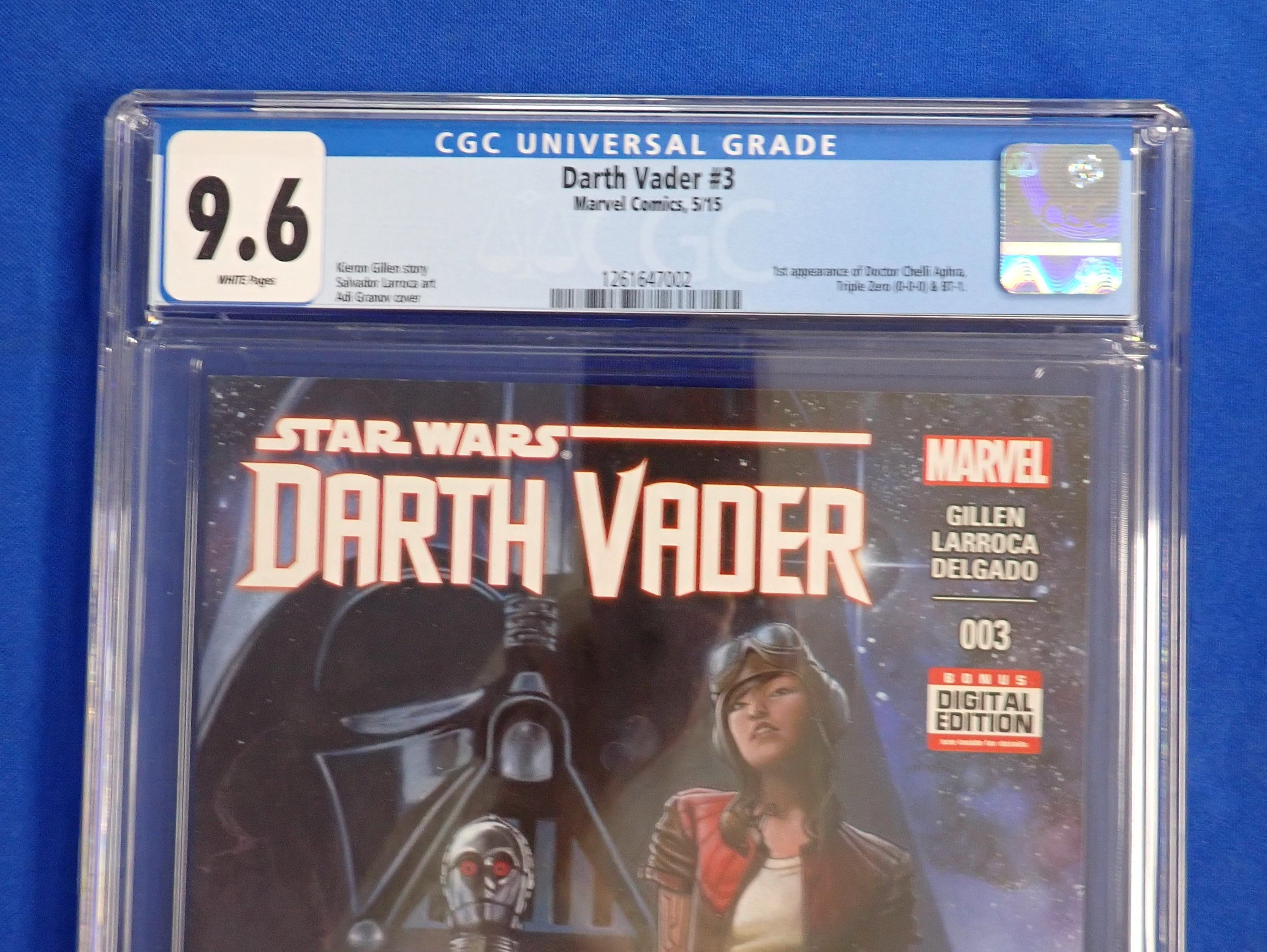 Star Wars: Darth Vader #3 (2015) - CGC 9.6 - 1st Doctor Aphra