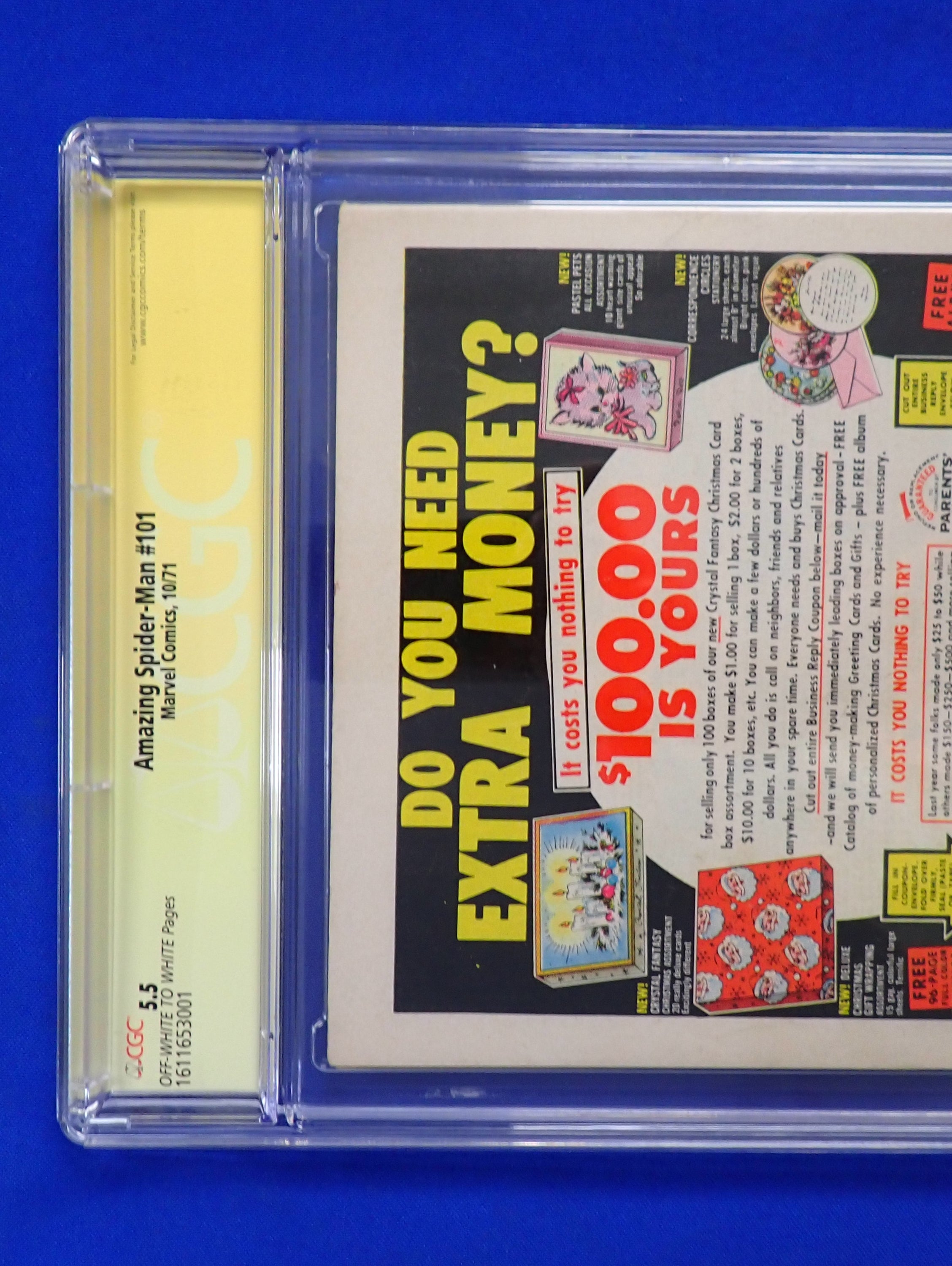 Amazing Spider-Man (1971) - CGC Grade 5.5 - SIGNED by Roy Thomas - 1st Morbius