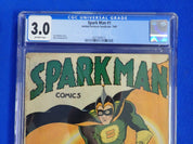 Spark Man #1 (1945) - CGC 3.0 - United Features Syndicate