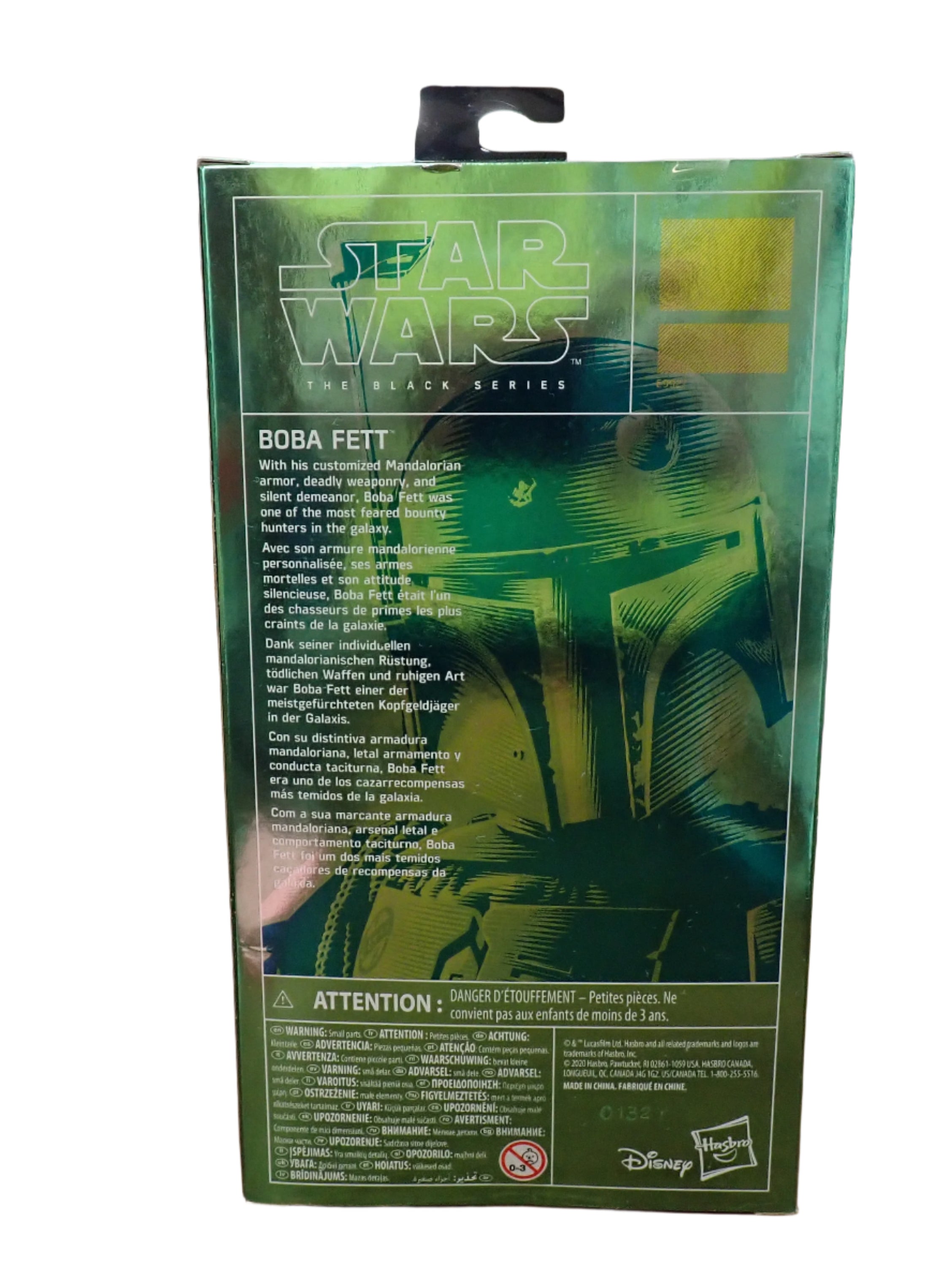 Boba Fett (Carbonized) 2020 - Black Series [NEW IN BOX]