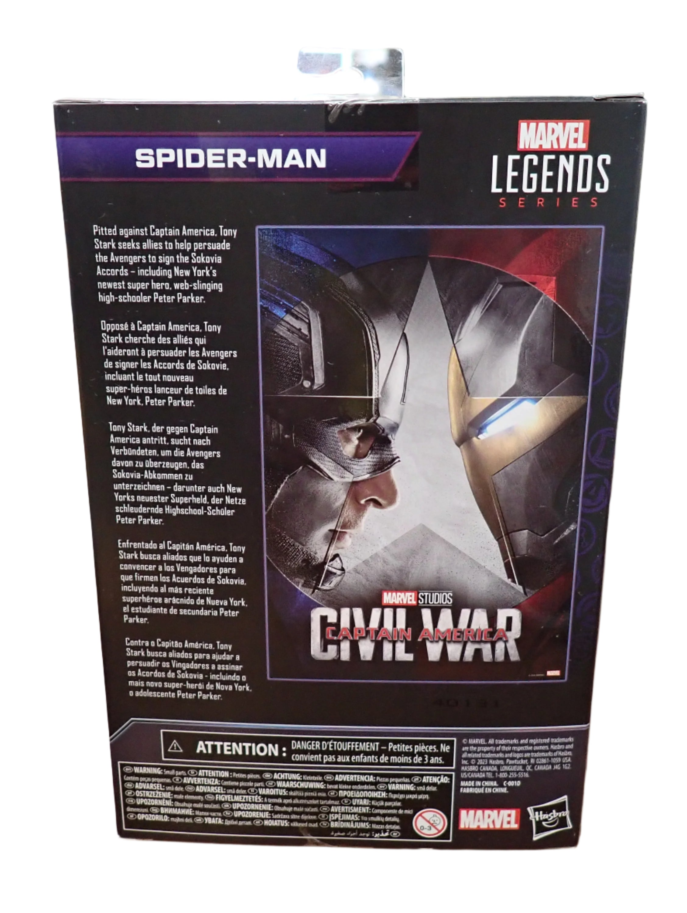 Infinity Saga Spider-Man 2023 - Marvel Legends: Civil War [NEW IN BOX]