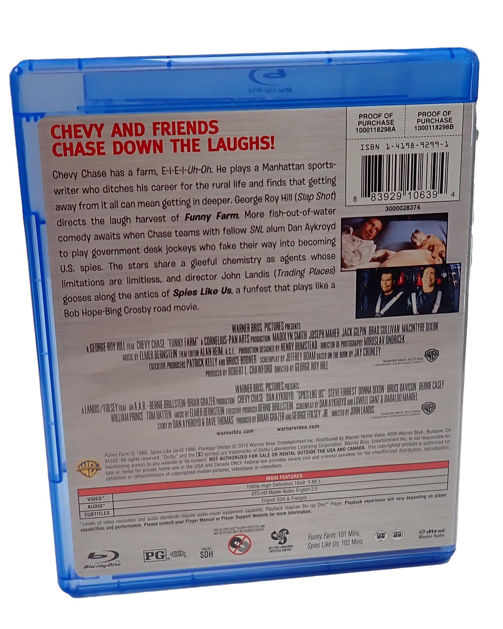 Funny Farm / Spies Like Us - Blu-Ray