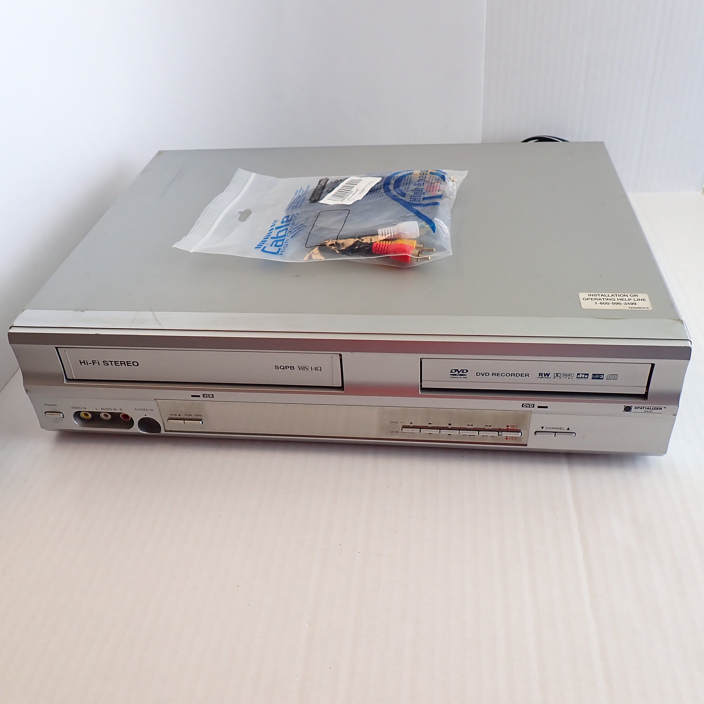 SQPB VCR & DVD Player [Pre-Owned]