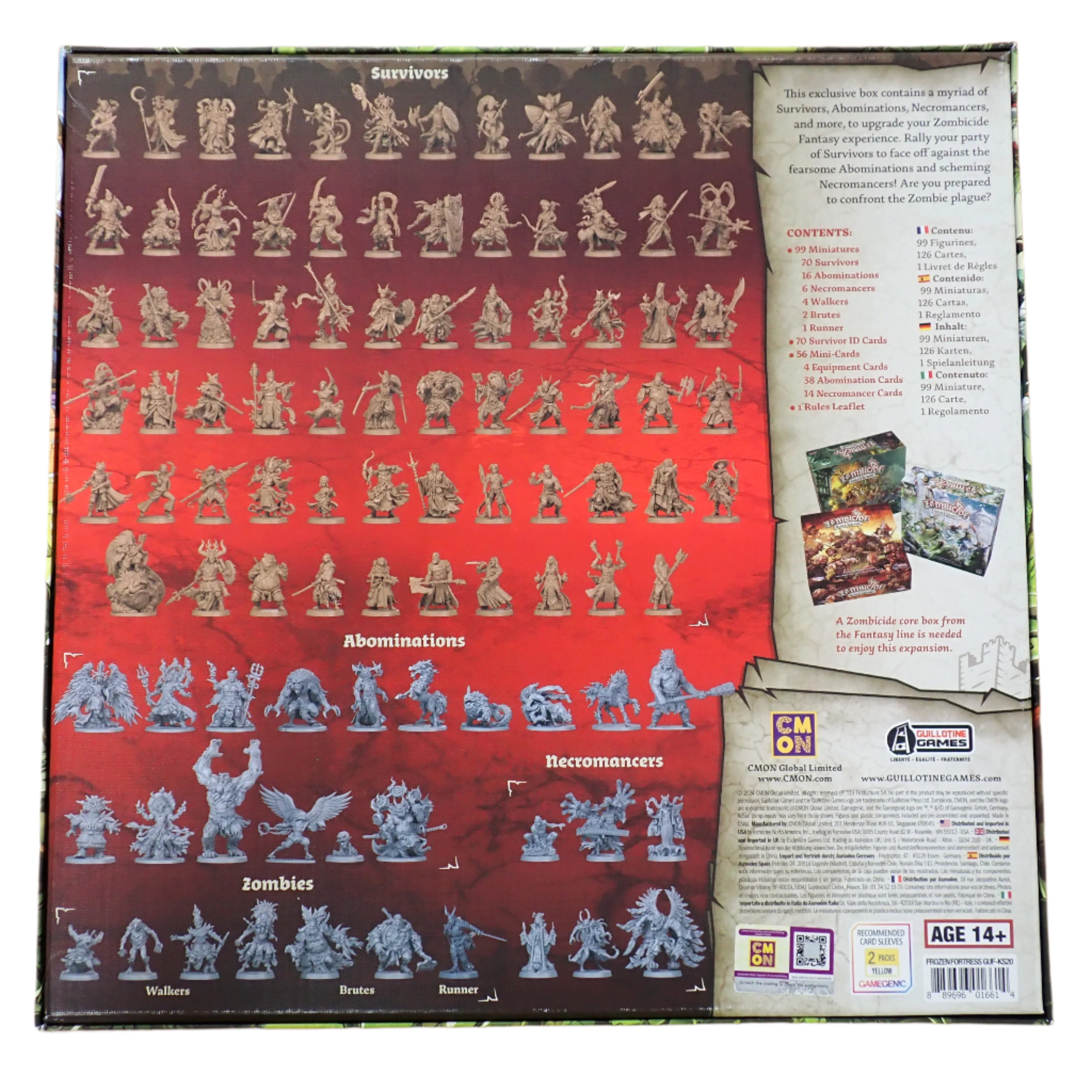 Zombicide White Death & Frozen Fortress Bundle UNPLAYED