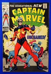 Captain Marvel #17 (1969) - FN (6.0) - 1st Cover App. of New Suit