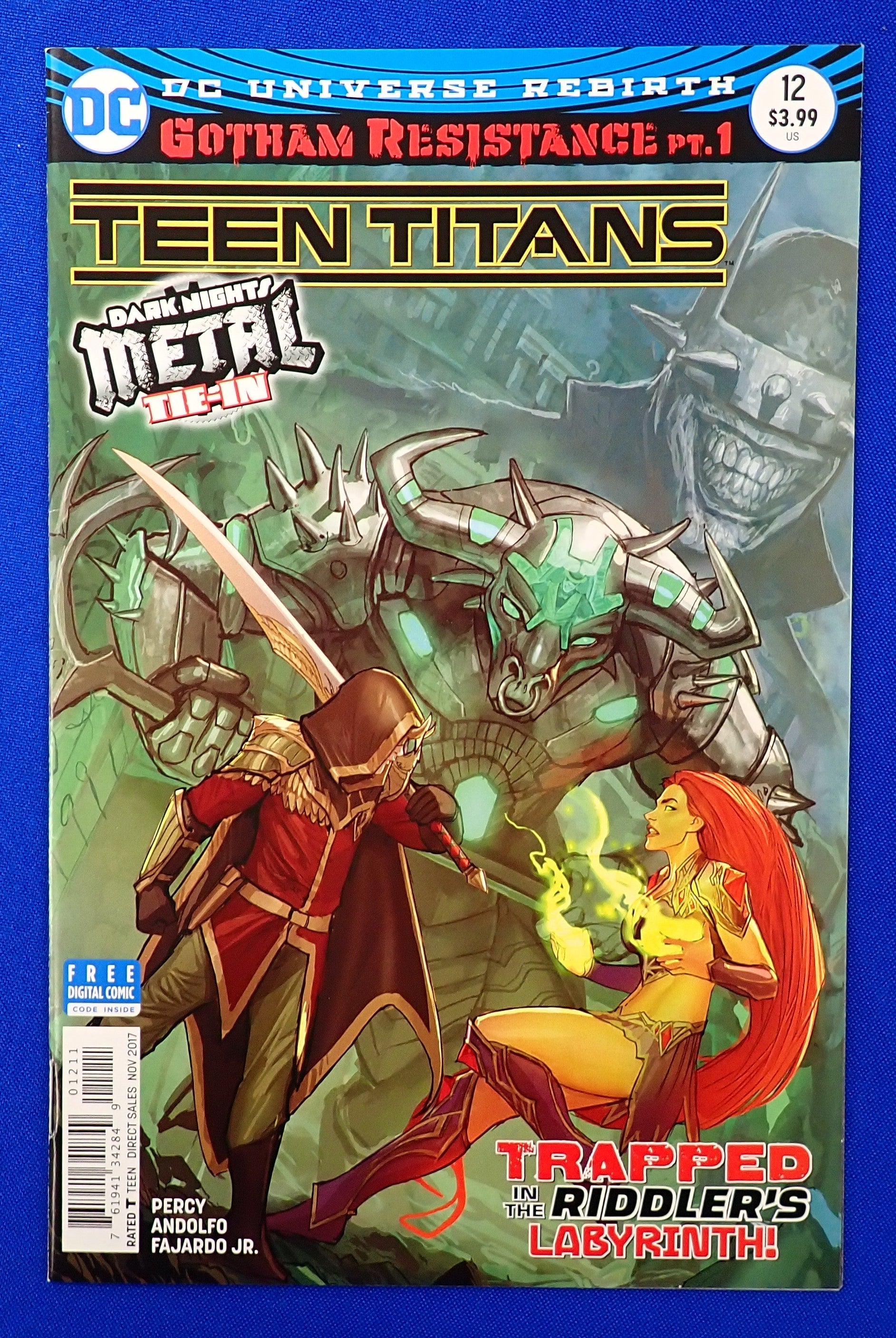 Teen Titans #12 (2017) - VF/NM (9.0-9.2) - 1st App. Batman Who Laughs