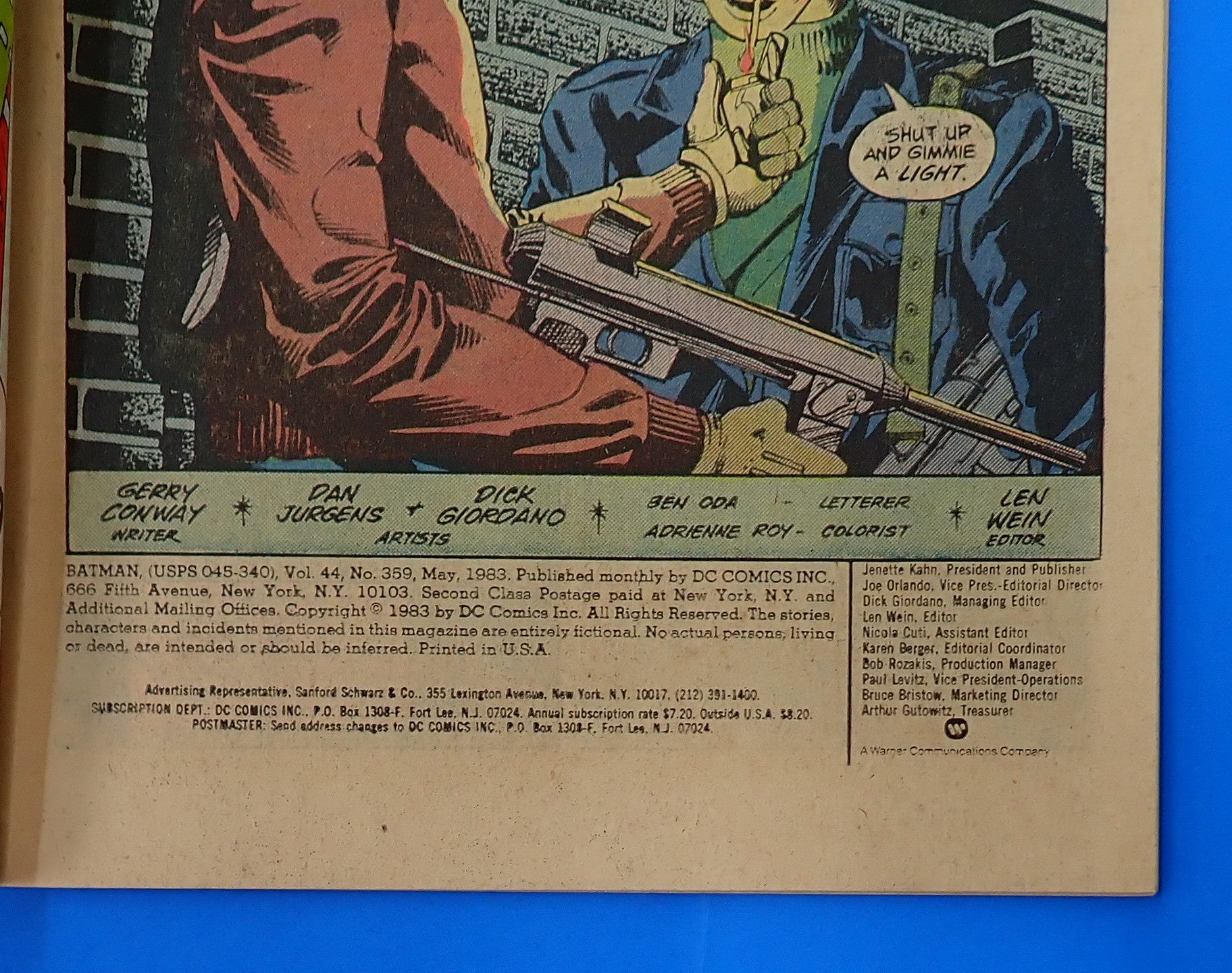 Batman #359 (1983) - FN/VF (7.0) - Origin of Killer Croc