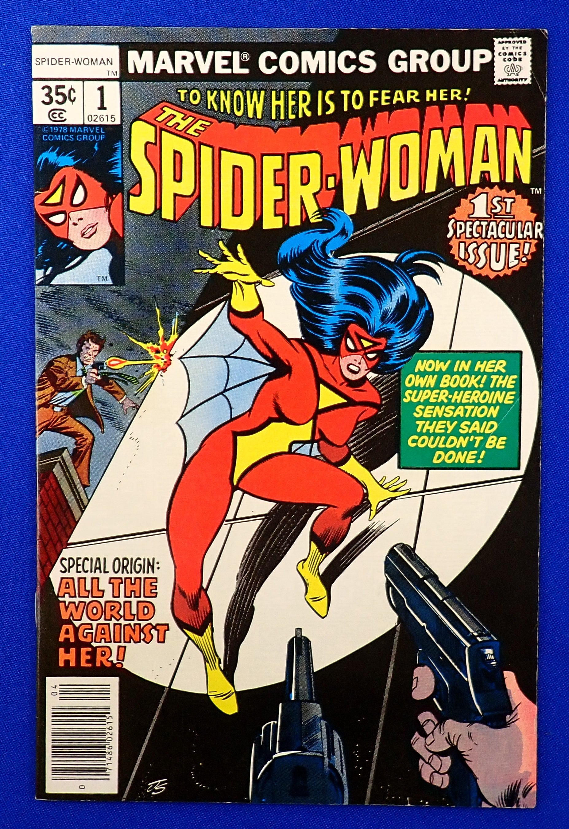 Spider-Woman #1 (1978) - VF (8.0) - Origin and New Costume Debut