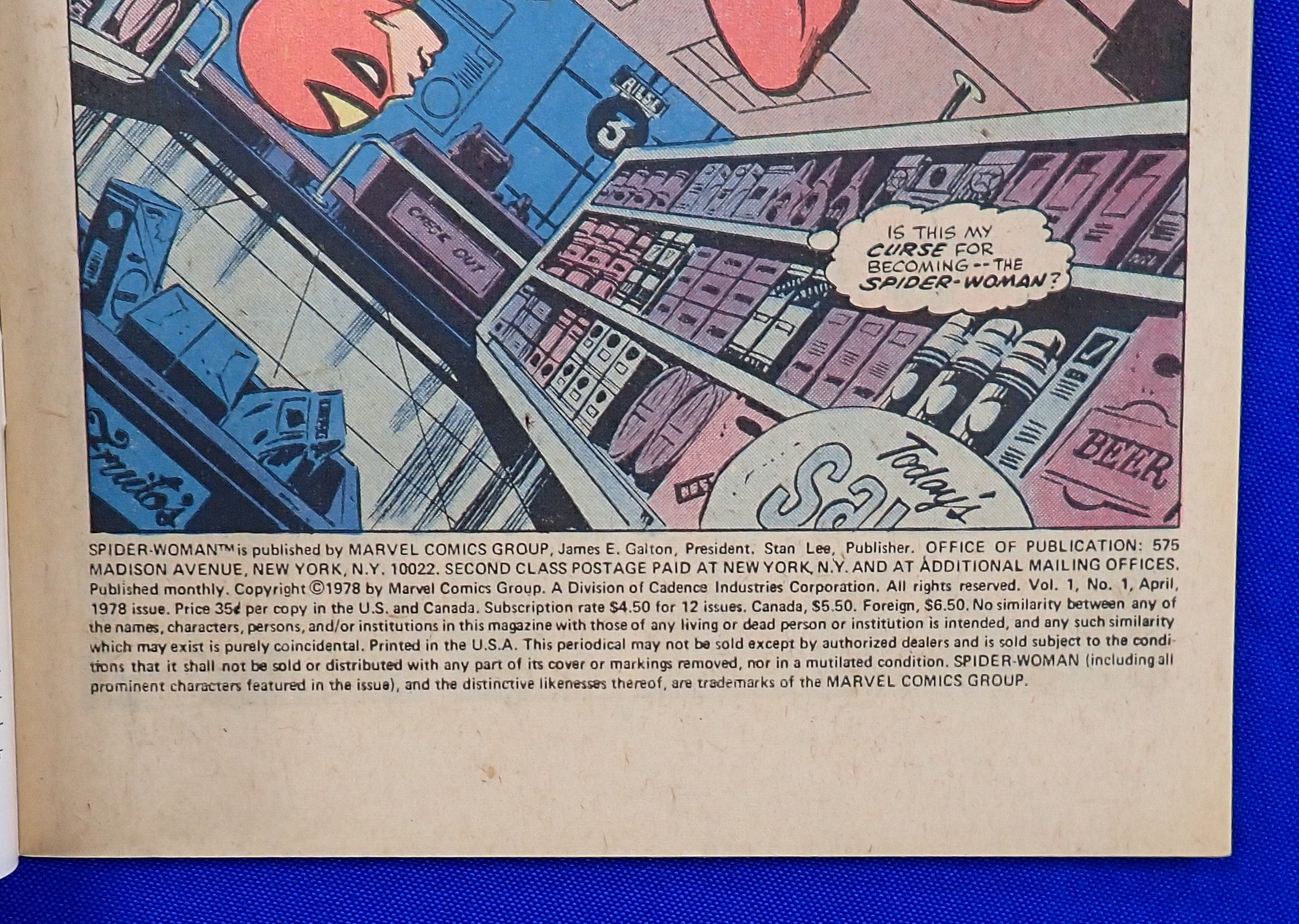 Spider-Woman #1 (1978) - VF (8.0) - Origin and New Costume Debut