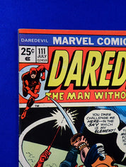 Daredevil #111 (1974) - VF (8.0) - 1st App. + Origin Silver Samurai