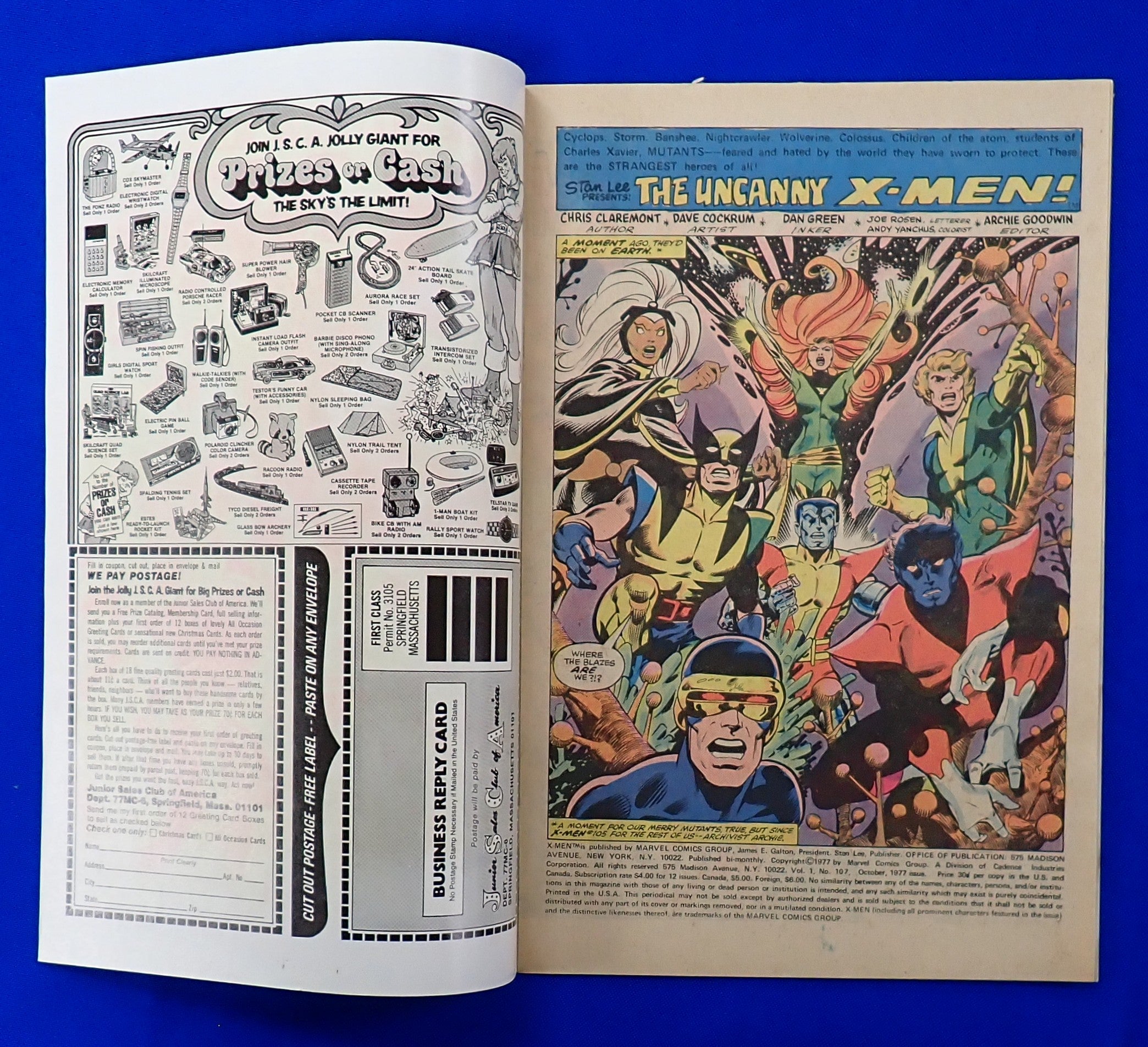 X-Men #107 (1977) - FN/VF (7.0) - Several 1st App.