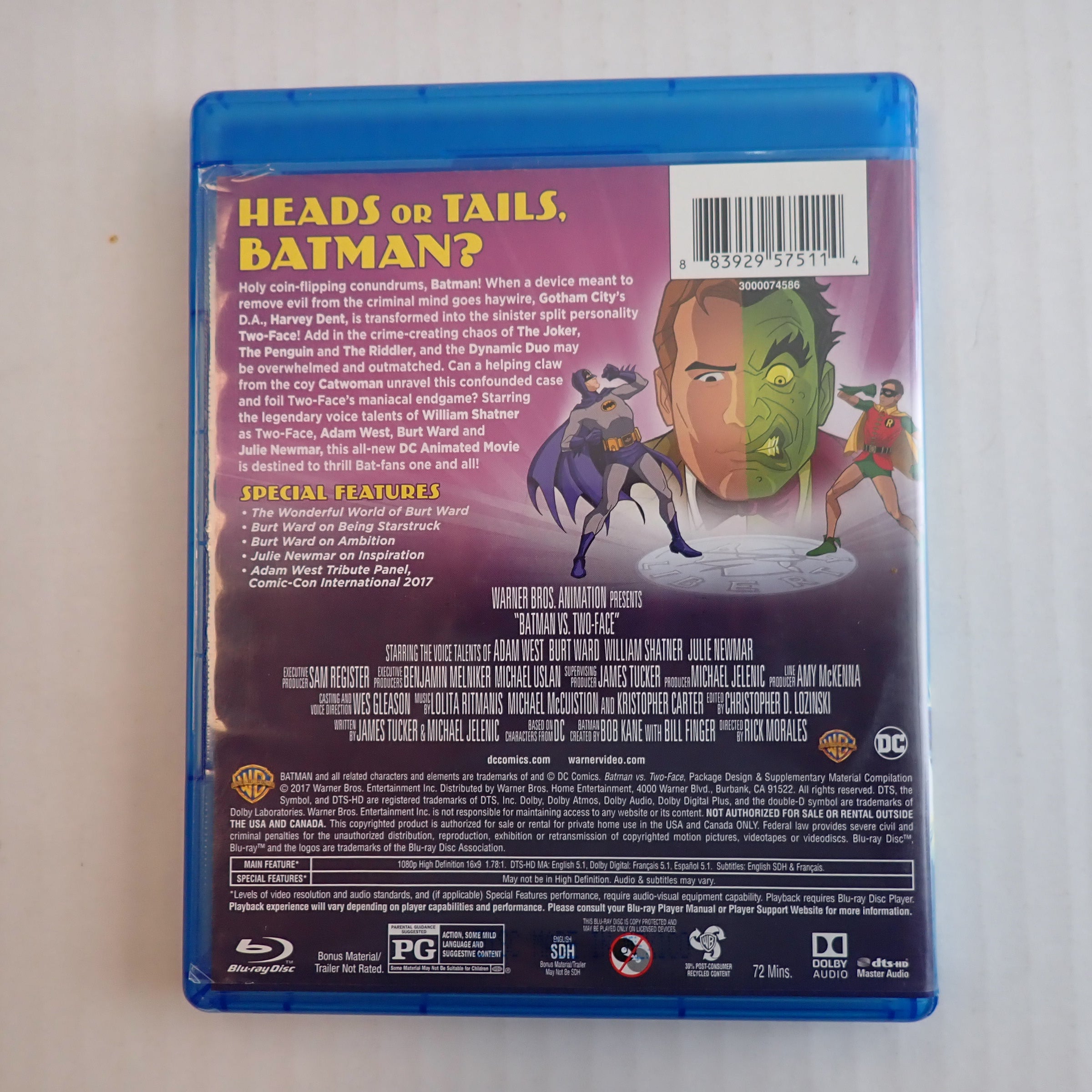 Batman VS. Two-Face - Blu-Ray