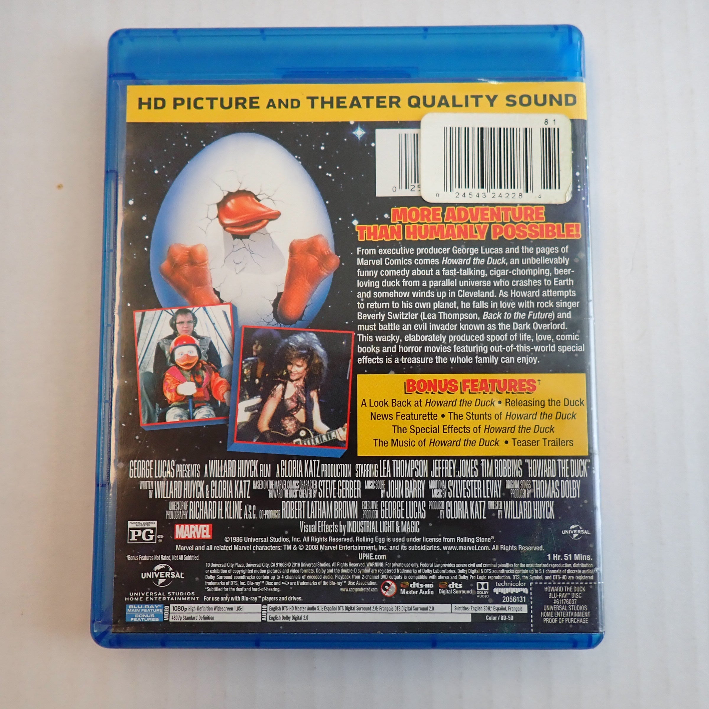 Howard the Duck - Blu-Ray