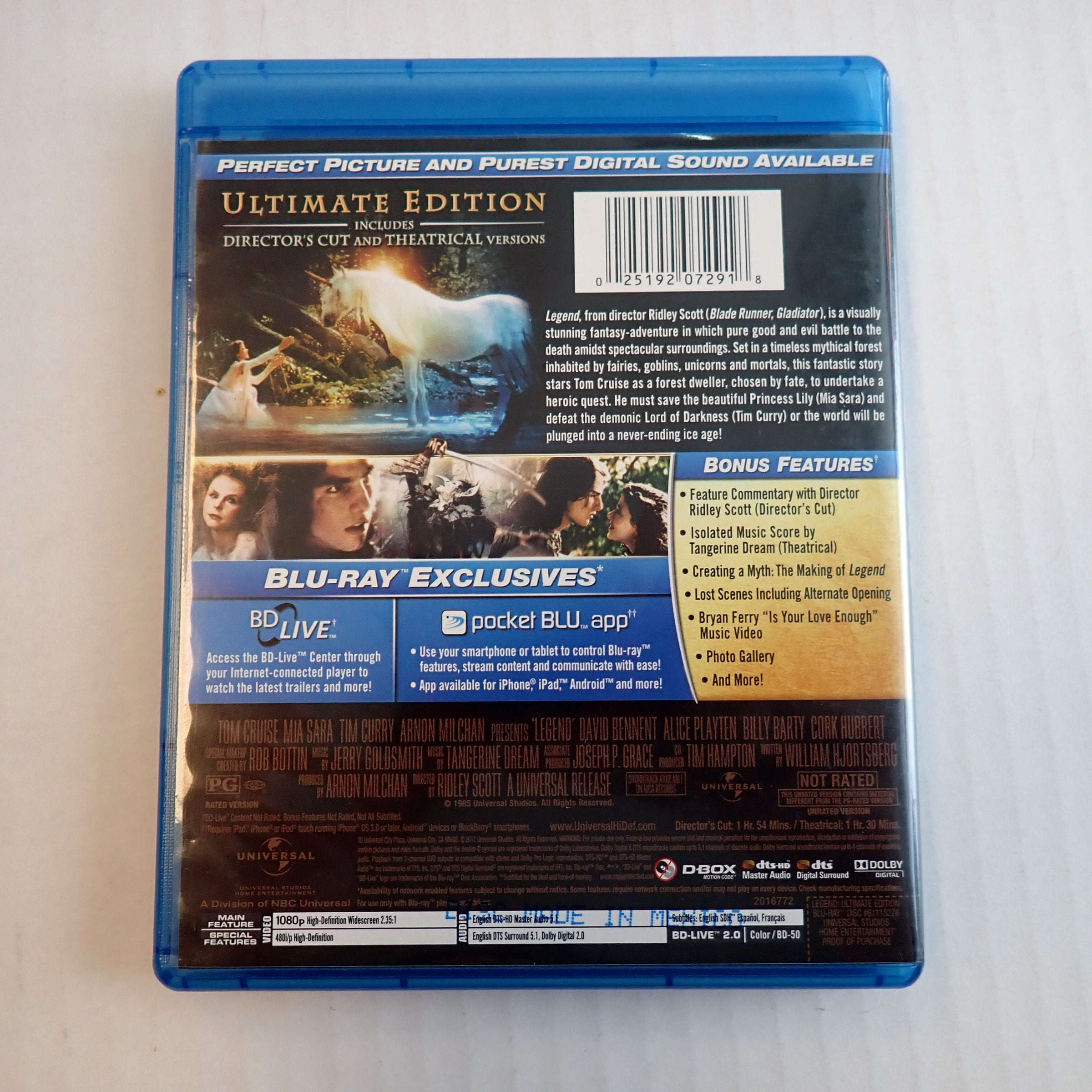Legend Ultimate Edition - Blu-Ray
