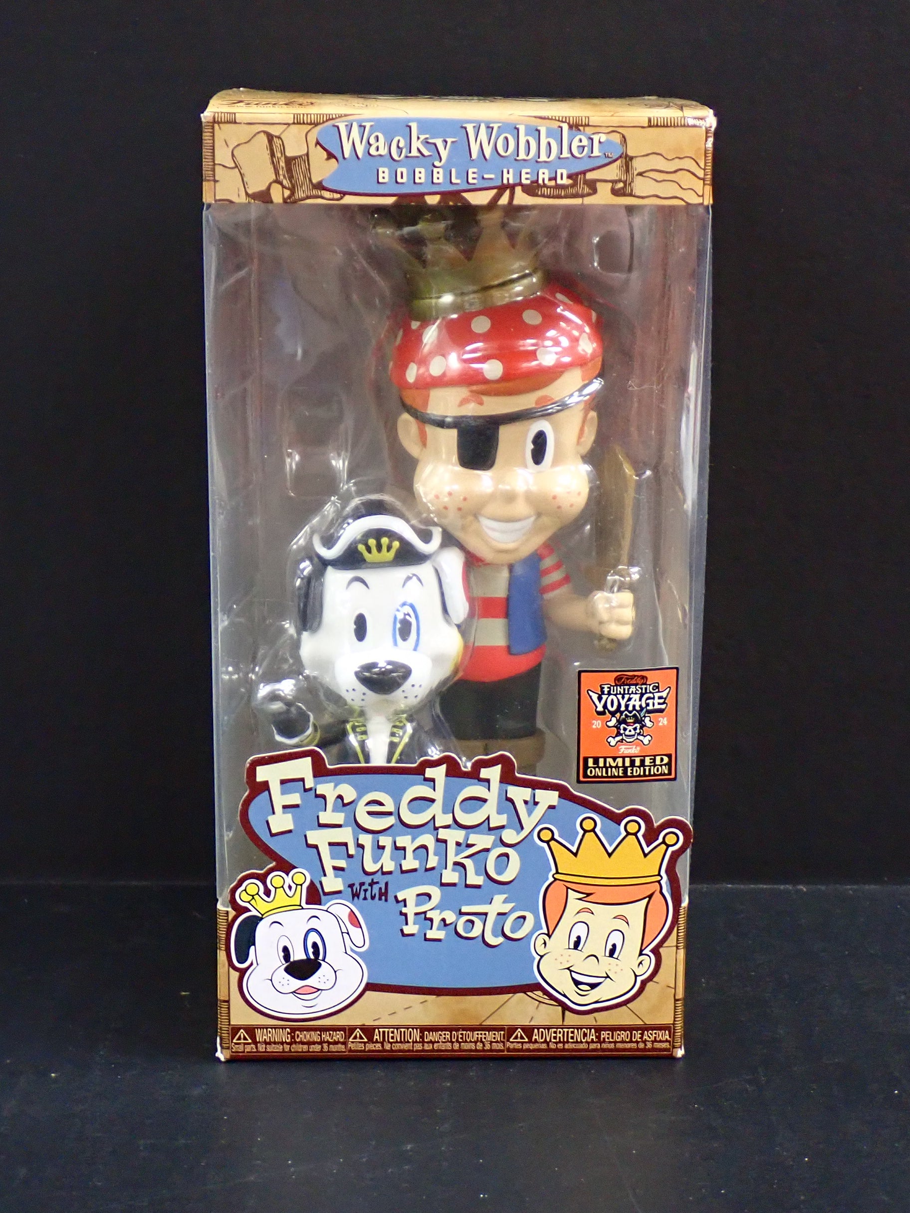 Freddy Funko with Proto Wacky Wobbler Bobble Head - Freddy's Funtastic Voyage