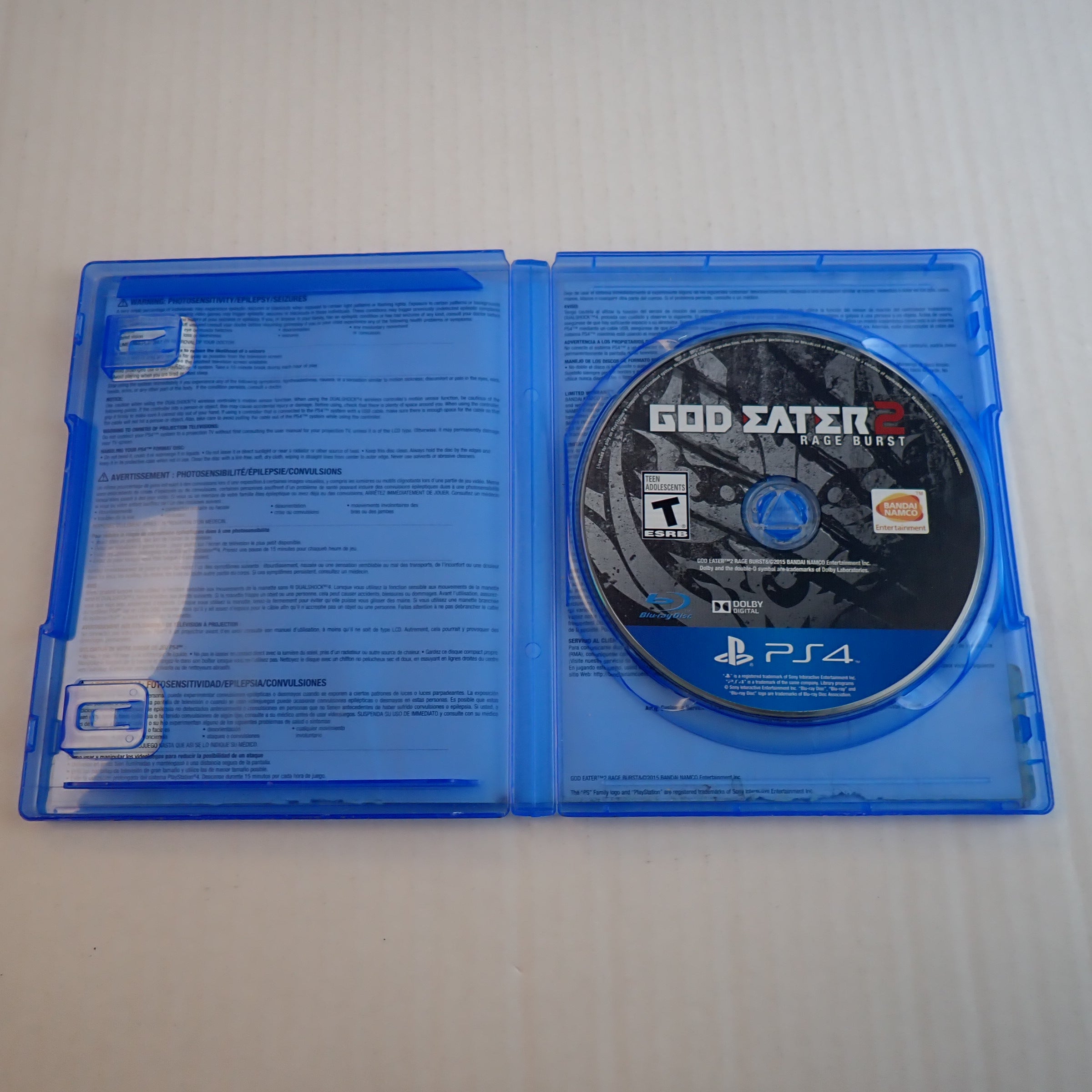 God Eater 2 Rage Burst - PS4 (Pre-Owned)