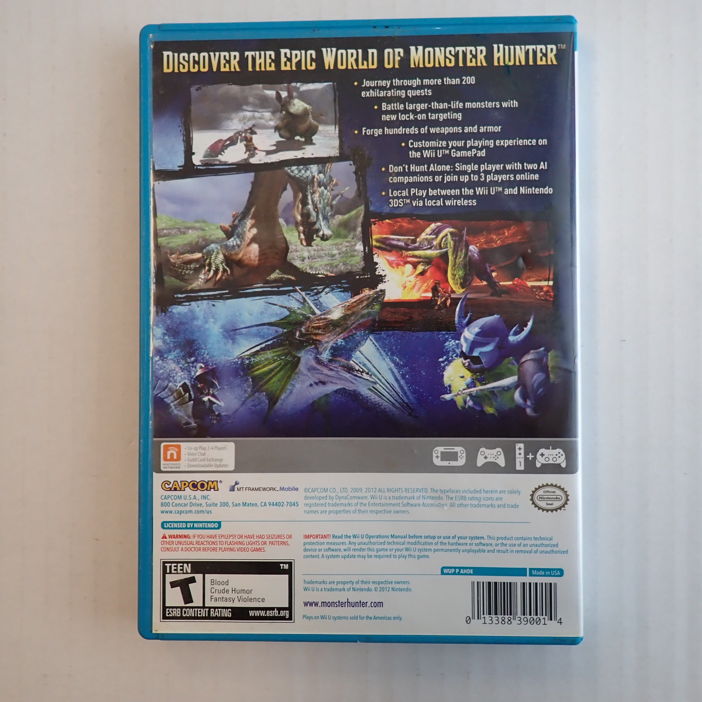 Monster Hunter Ultimate 3 - Wii U [Pre-Owned]