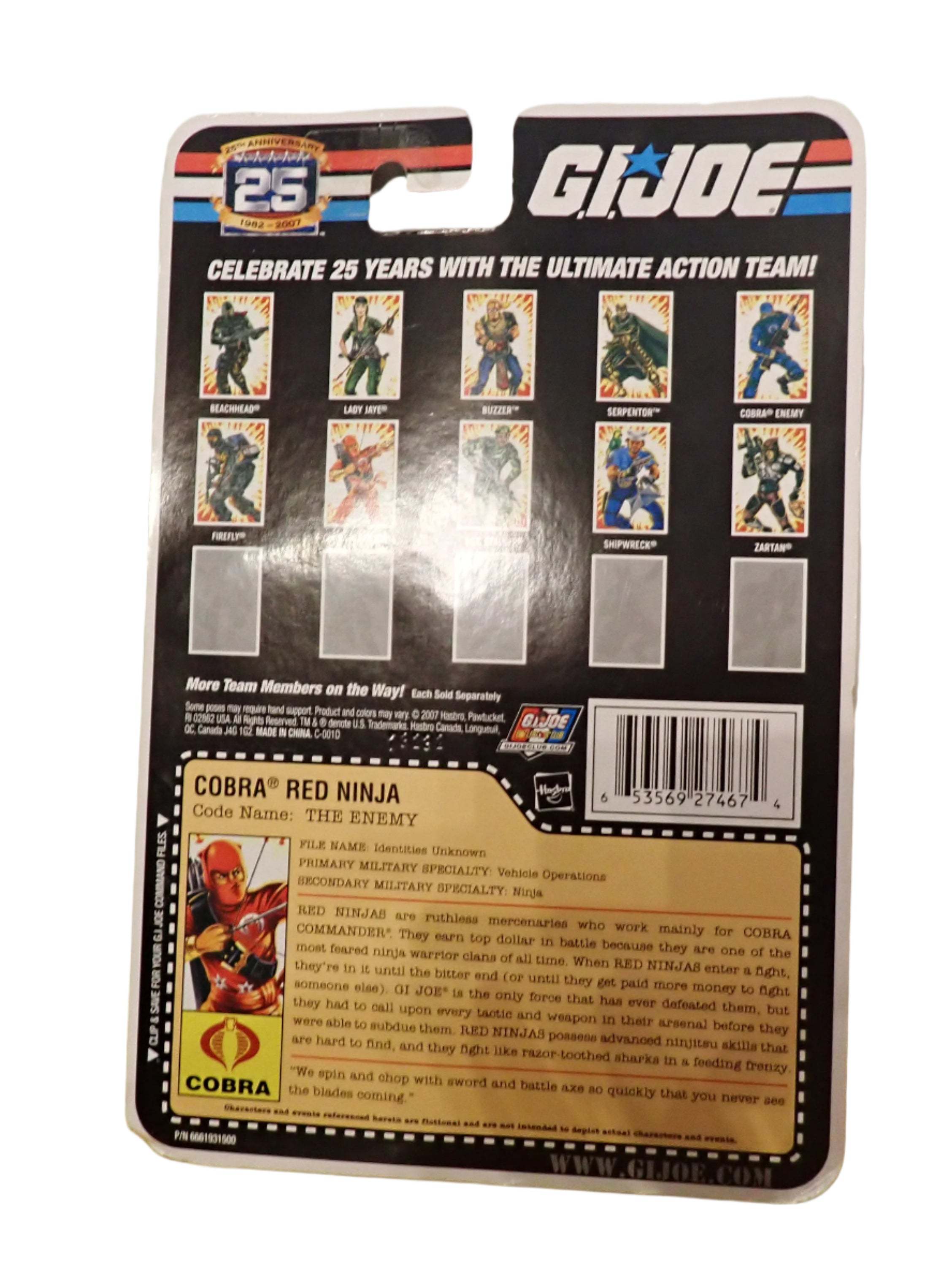 G.I. Joe Cobra Red Ninja: The Enemy