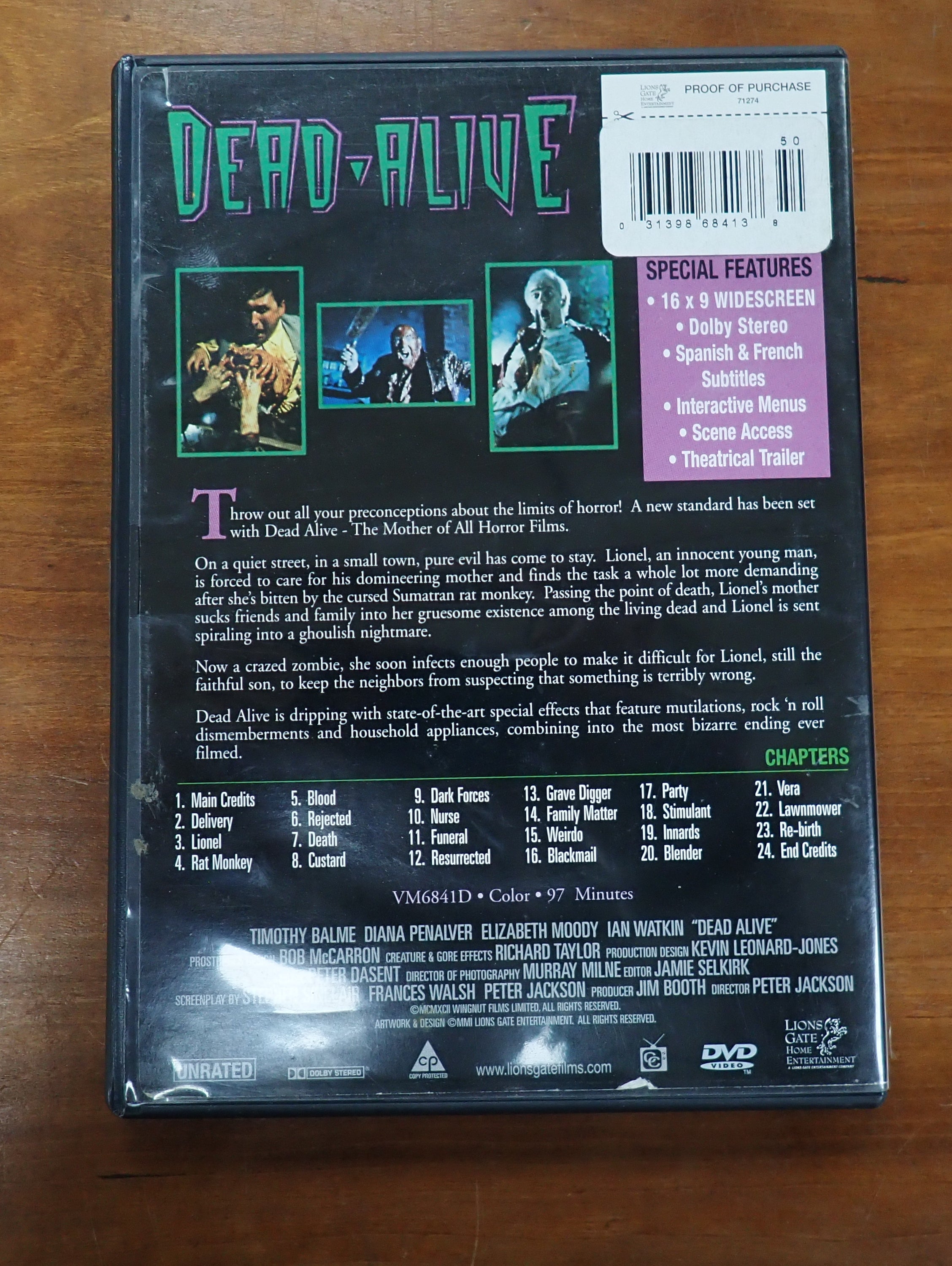 Dead Alive - DVD