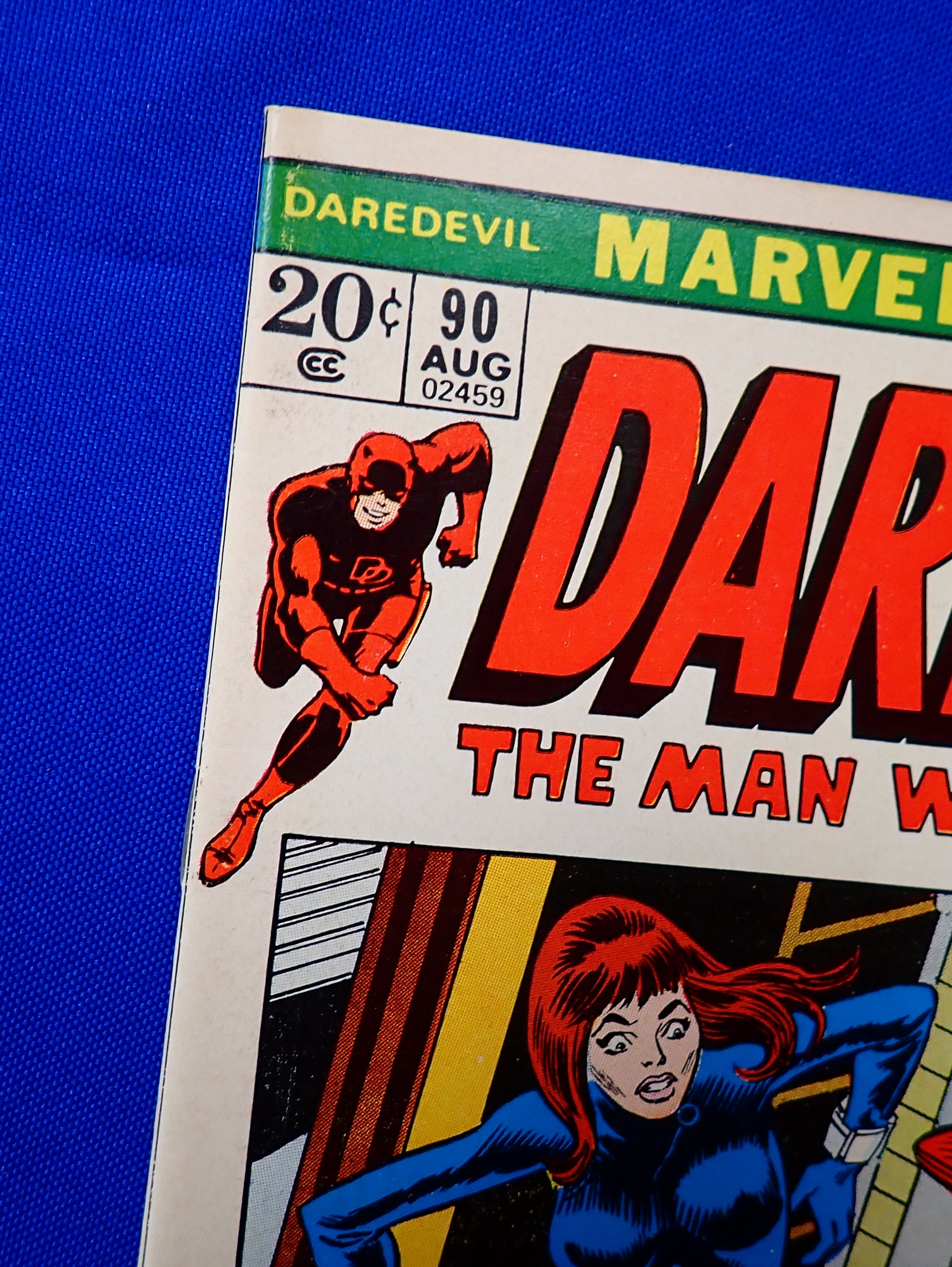 Daredevil #90 (1972) - VF (8.0) - Retconned Origin of Black Widow