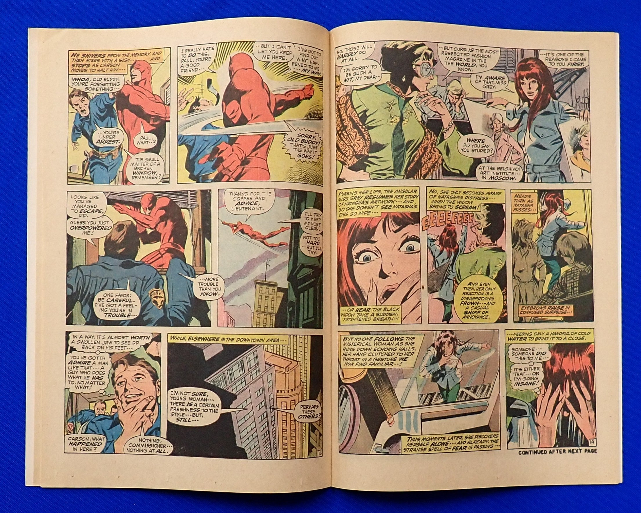 Daredevil #90 (1972) - VF (8.0) - Retconned Origin of Black Widow