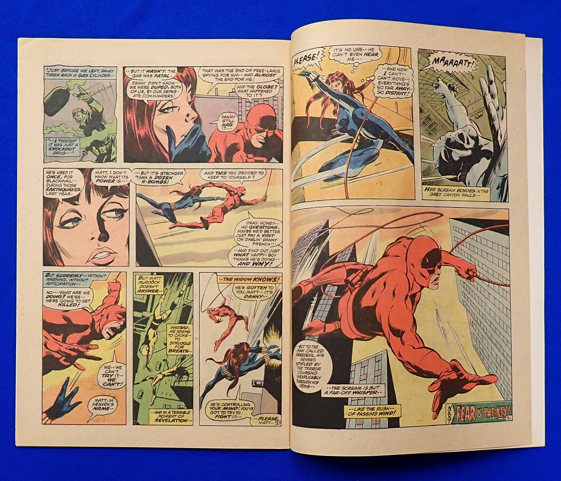 Daredevil #90 (1972) - VF (8.0) - Retconned Origin of Black Widow