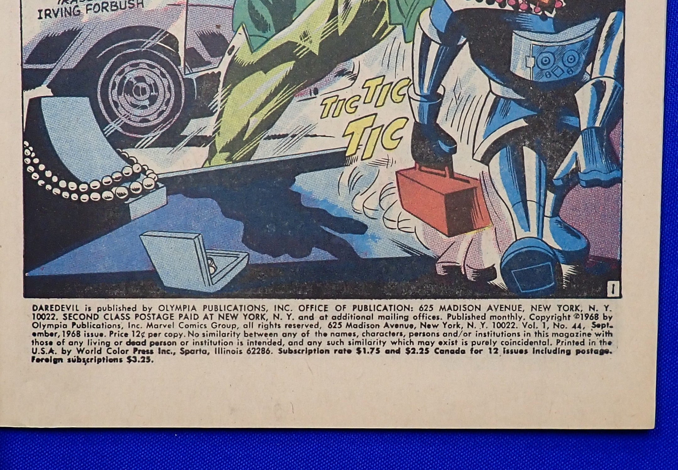 Daredevil #44 (1968) - VF- (7.5) - Silver Age Issue