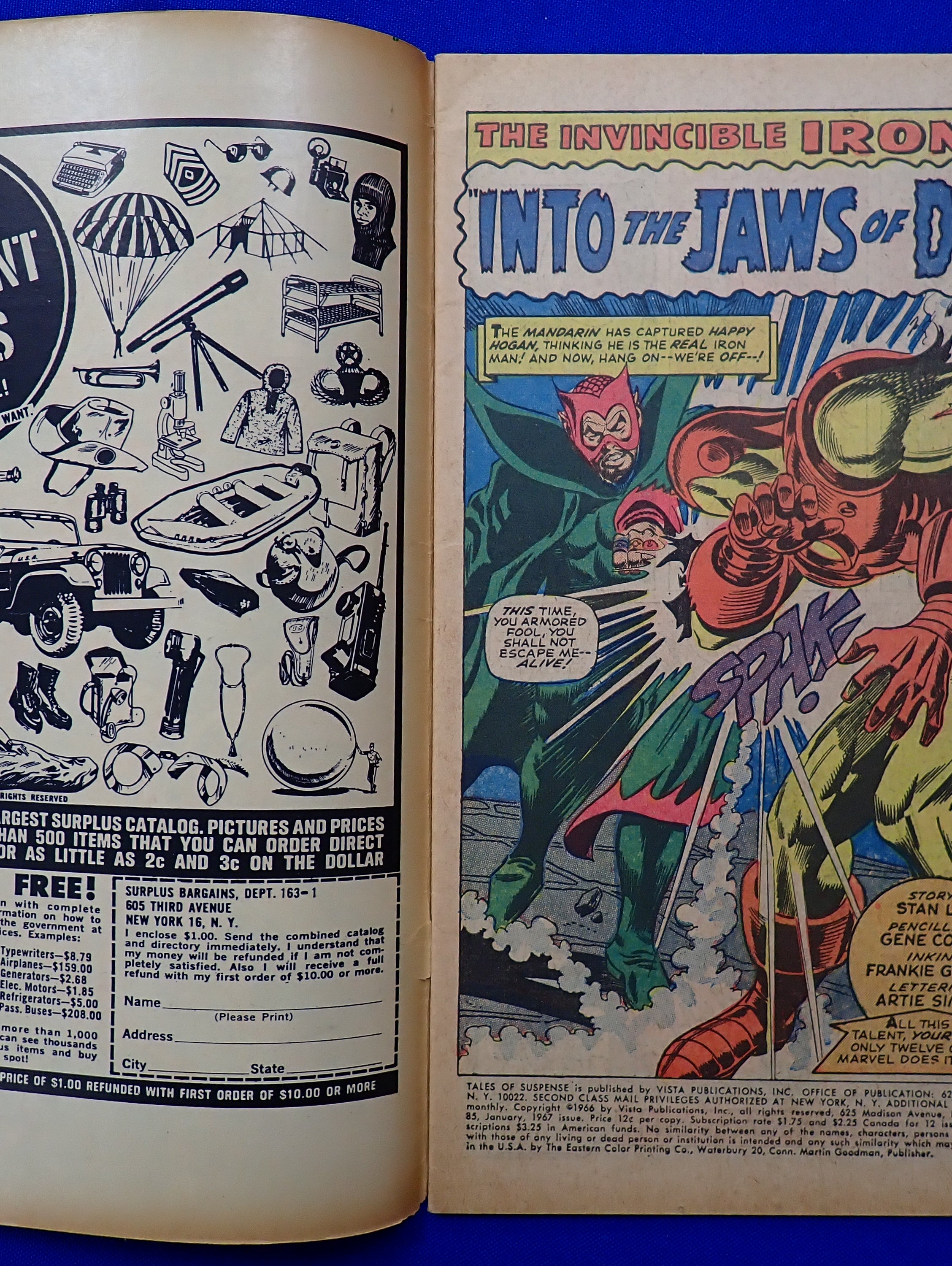 Tales of Suspense #85 (1967) - FN/FN+ (6.0-6.5) - Silver Age Issue