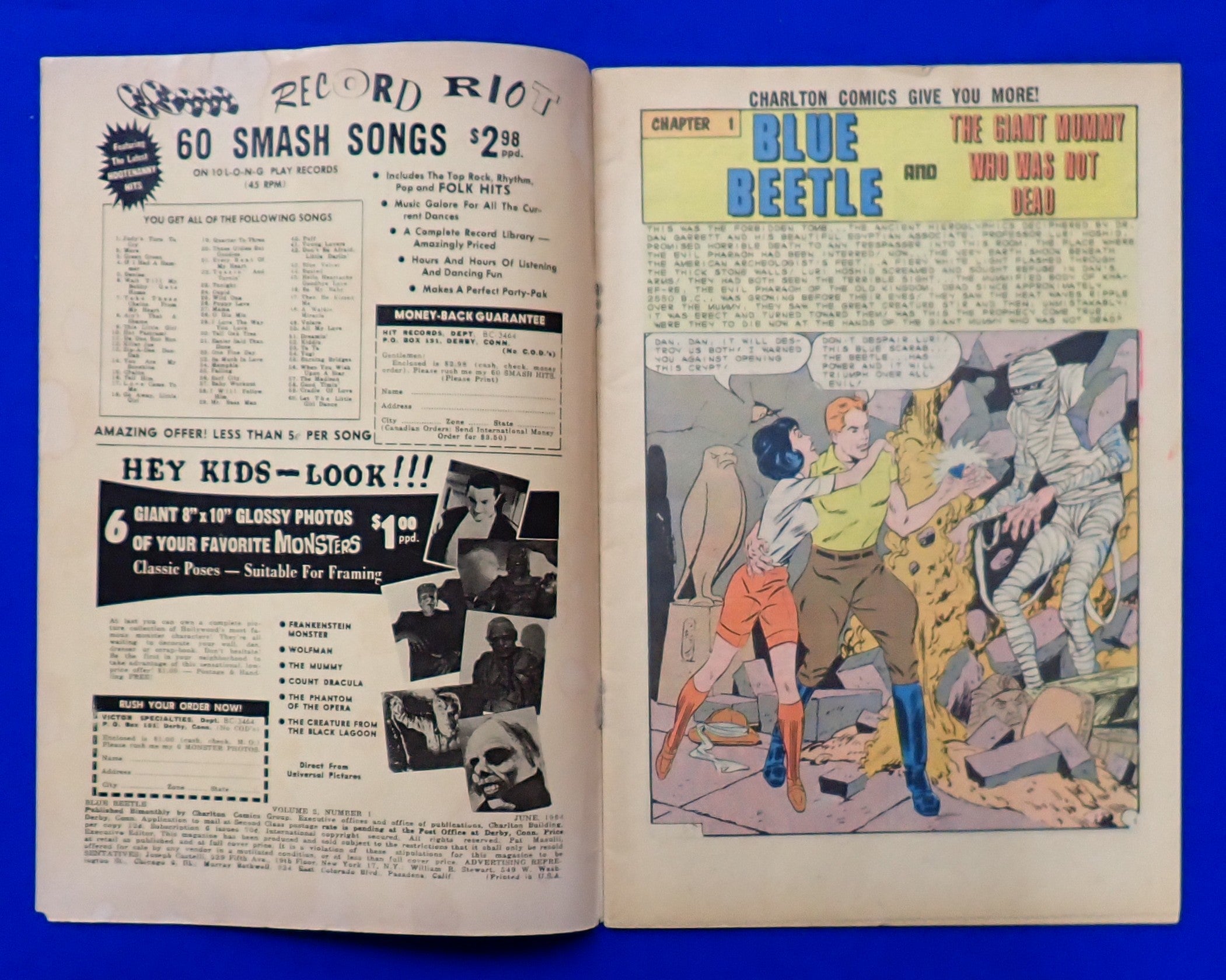 Blue Beetle #1 (1964) - GD+/VG (2.5-3.0) - New Origin of Blue Beetle