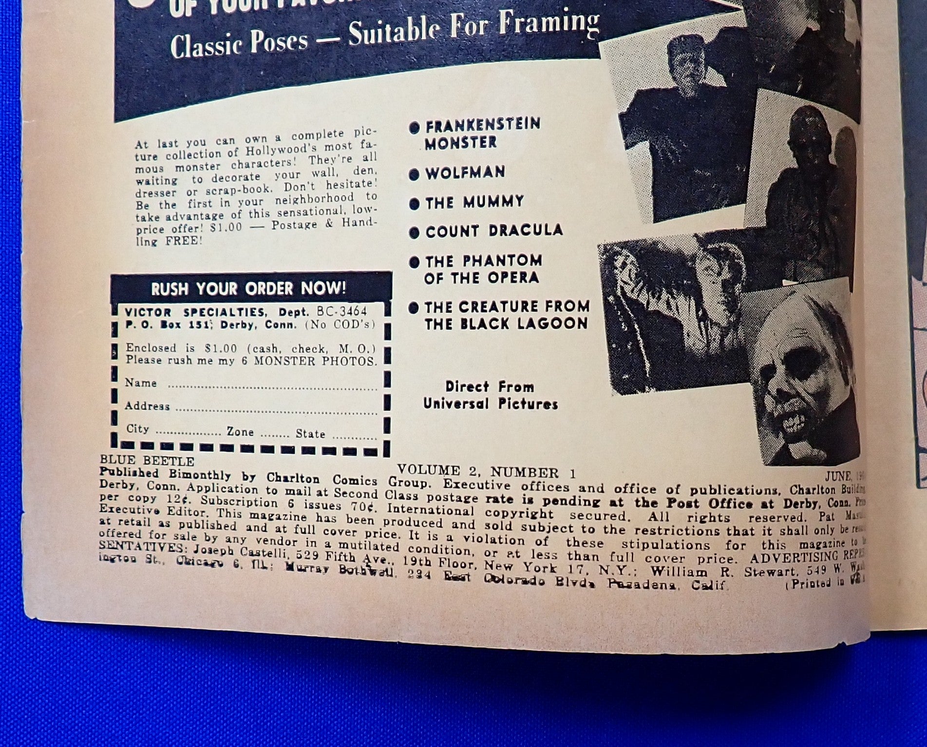 Blue Beetle #1 (1964) - VG- (3.5) - New Origin of Blue Beetle