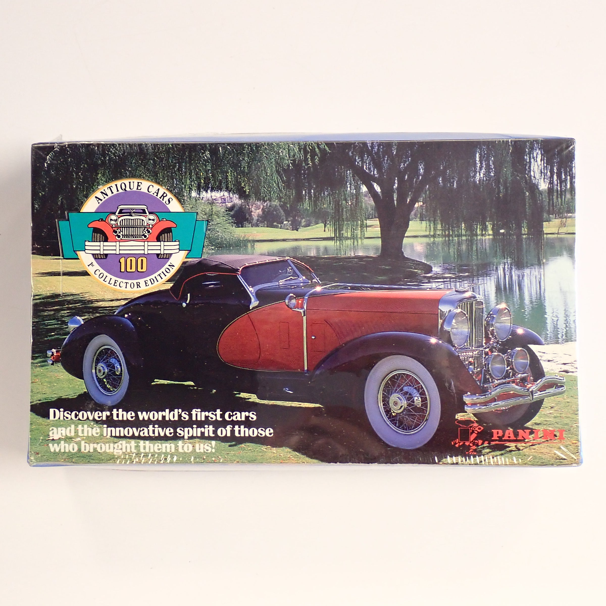 1992 Panini Antique Cars 1st Collector Edition Trading Cards - Sealed In Box