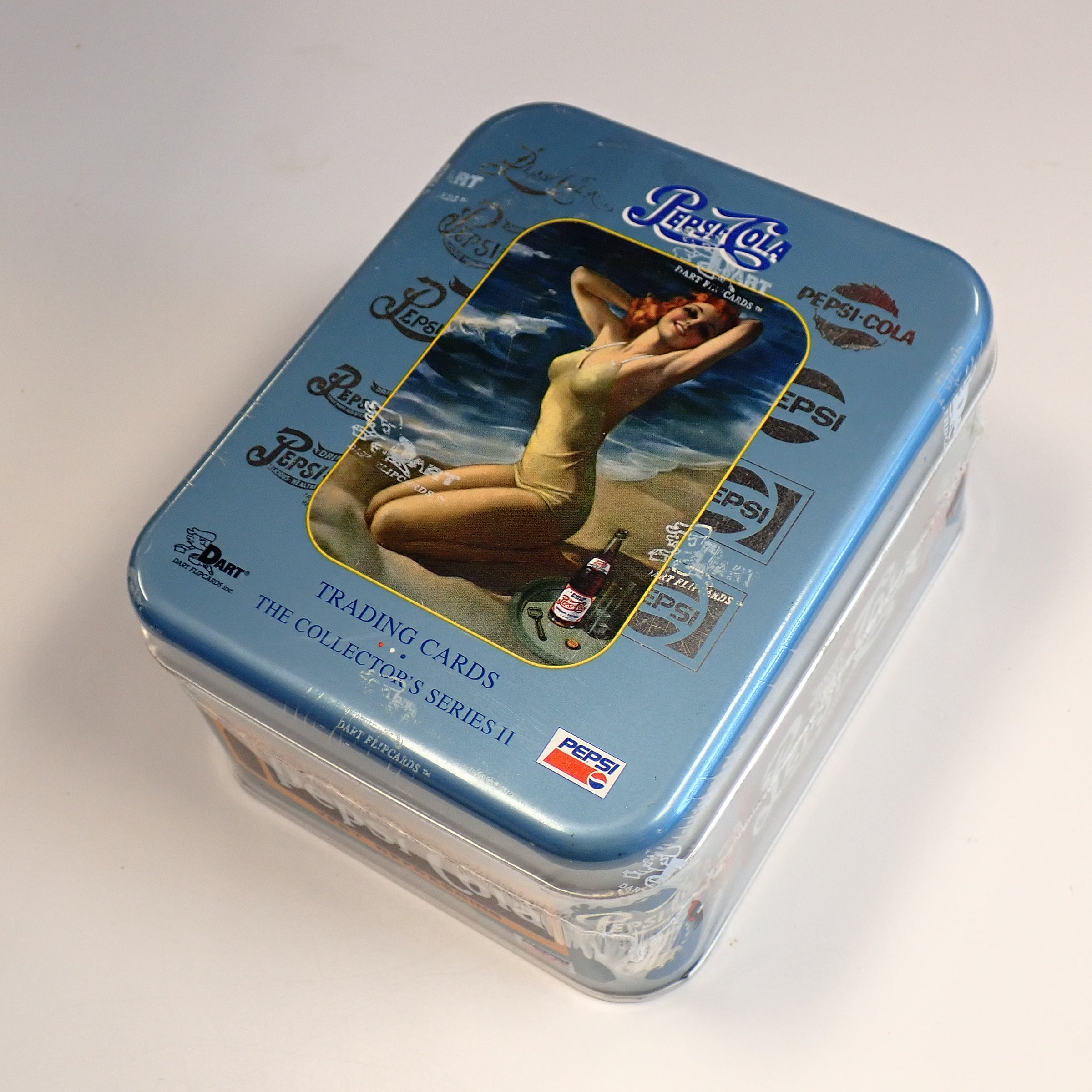 1995 Dart Flipcards Pepsi-Cola Collector's Series II Trading Card Tin - Sealed In Box