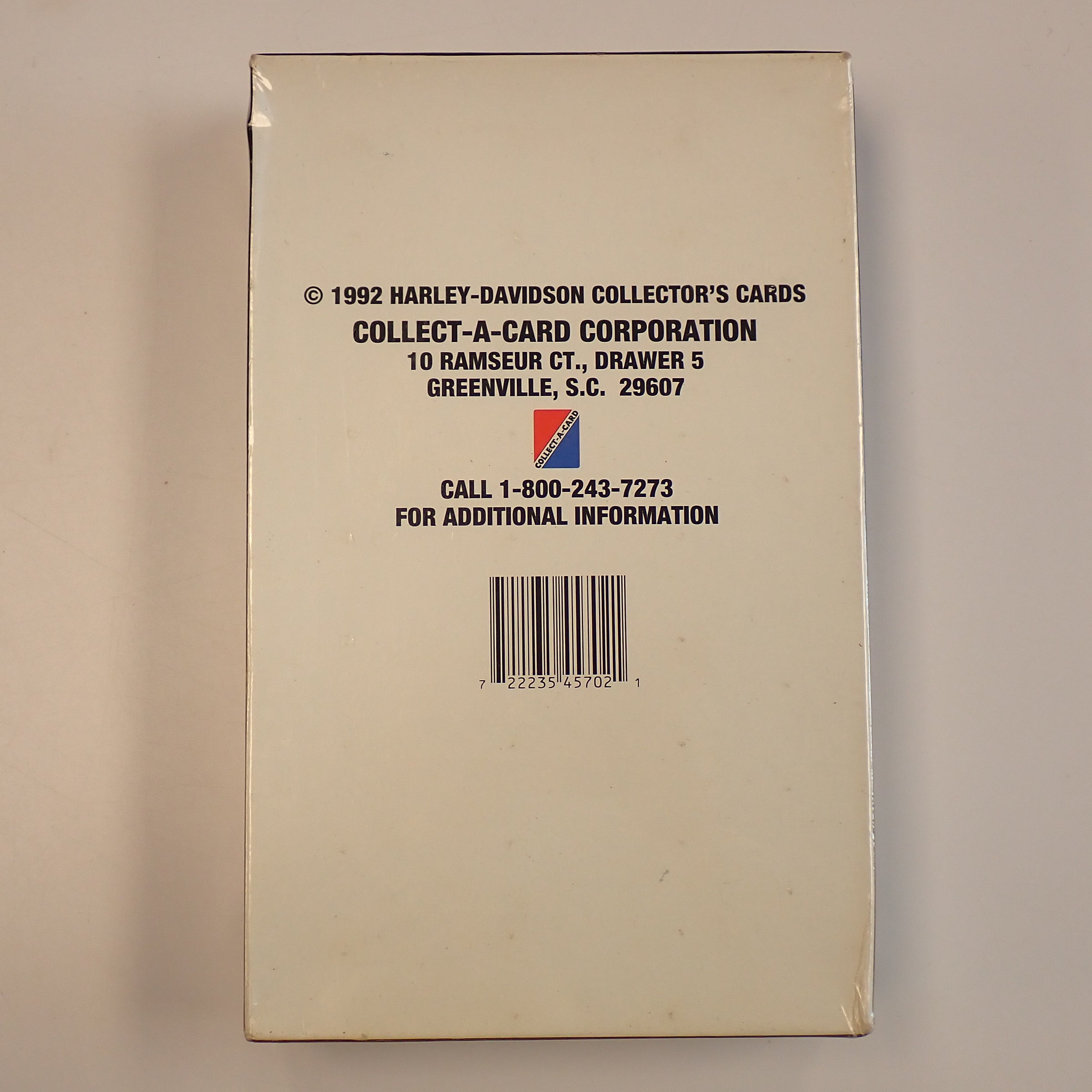 1992 Harley-Davidson "Series I" Premium Collector's Cards - Sealed In Box