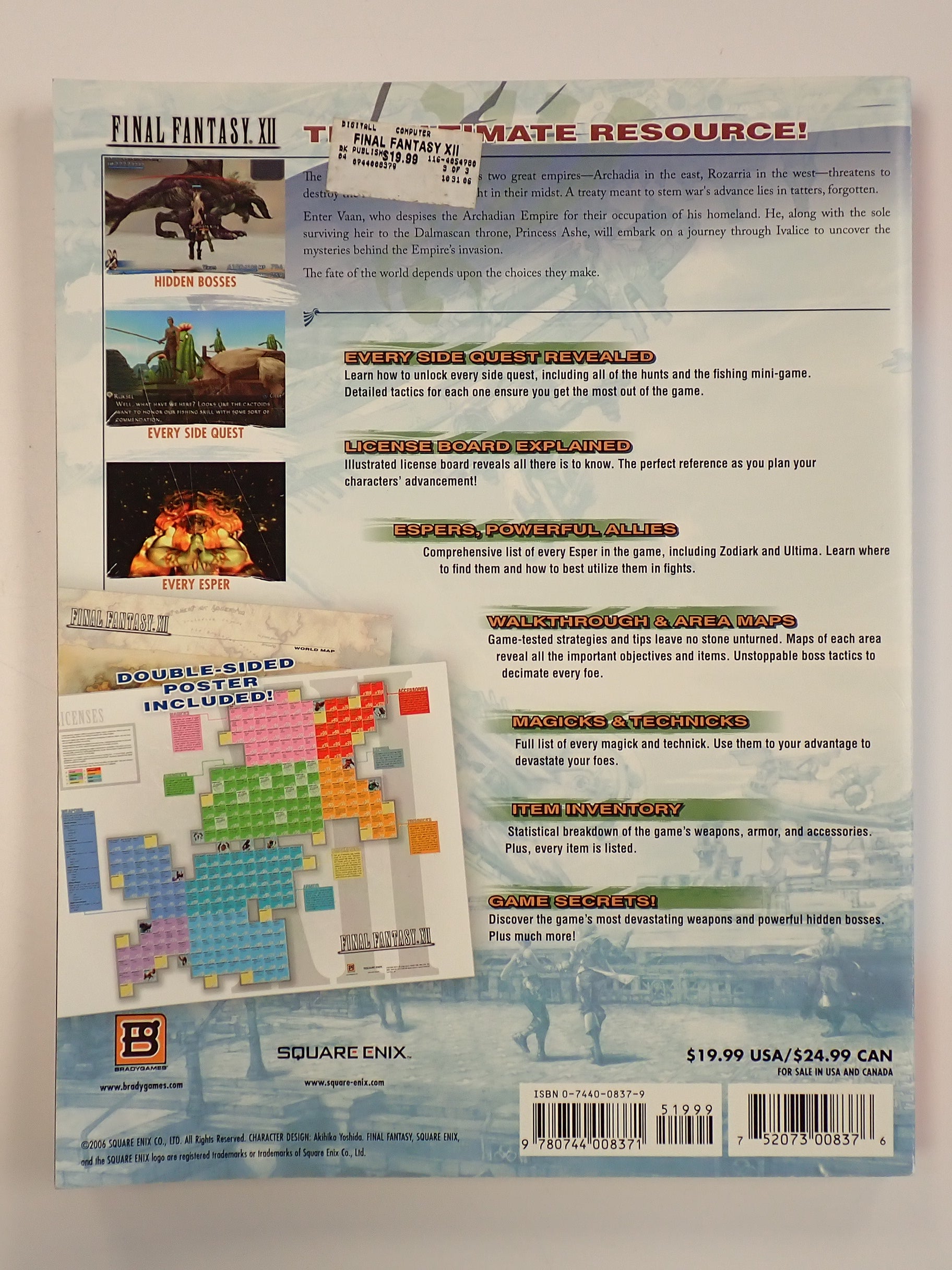 Final Fantasy XII - Bradygames Guide [Pre-Owned]